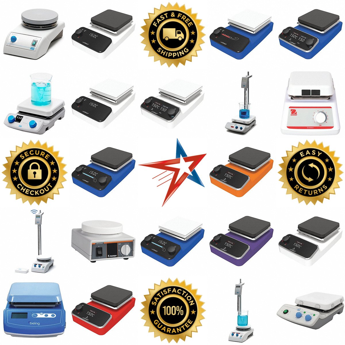 A selection of Laboratory Hot Plates products on GoVets