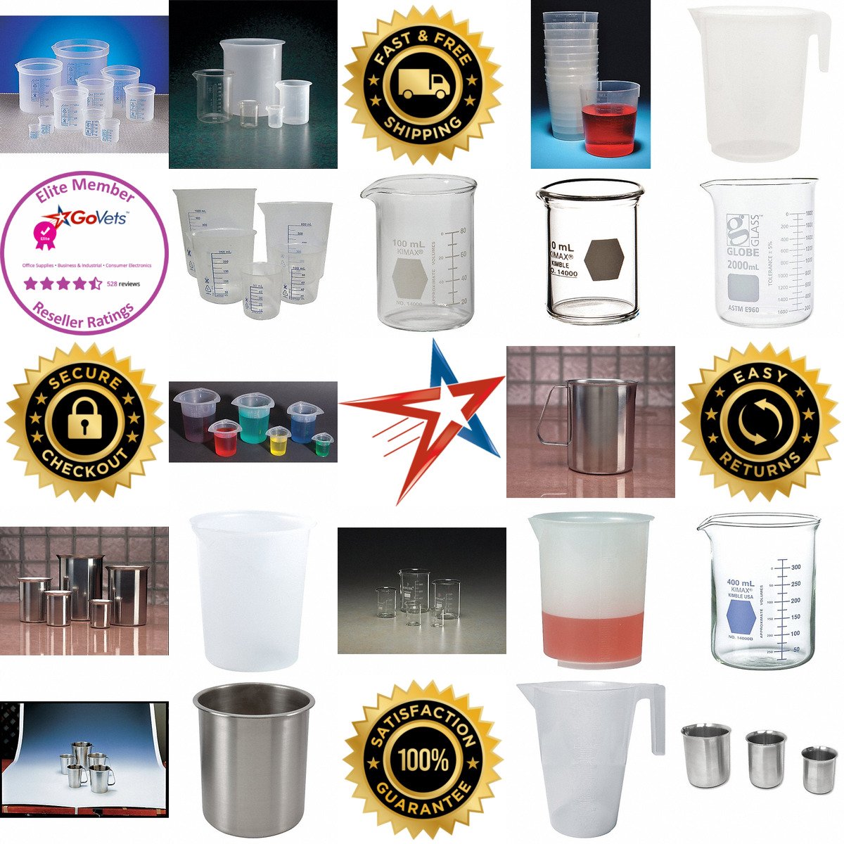 A selection of Beakers products on GoVets