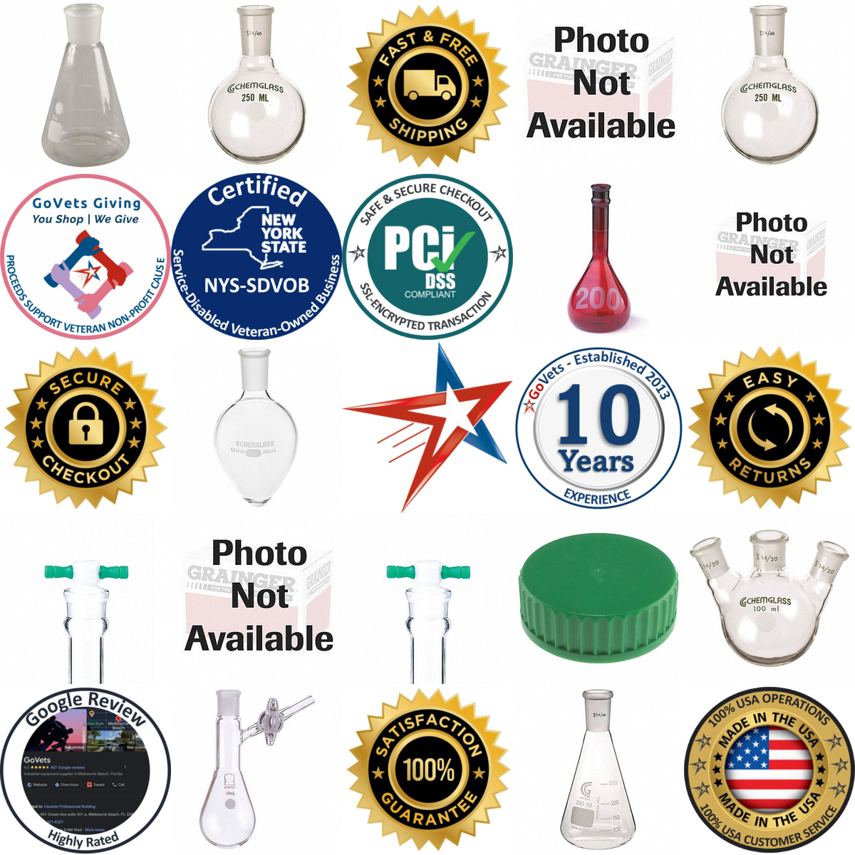 A selection of Flasks products on GoVets