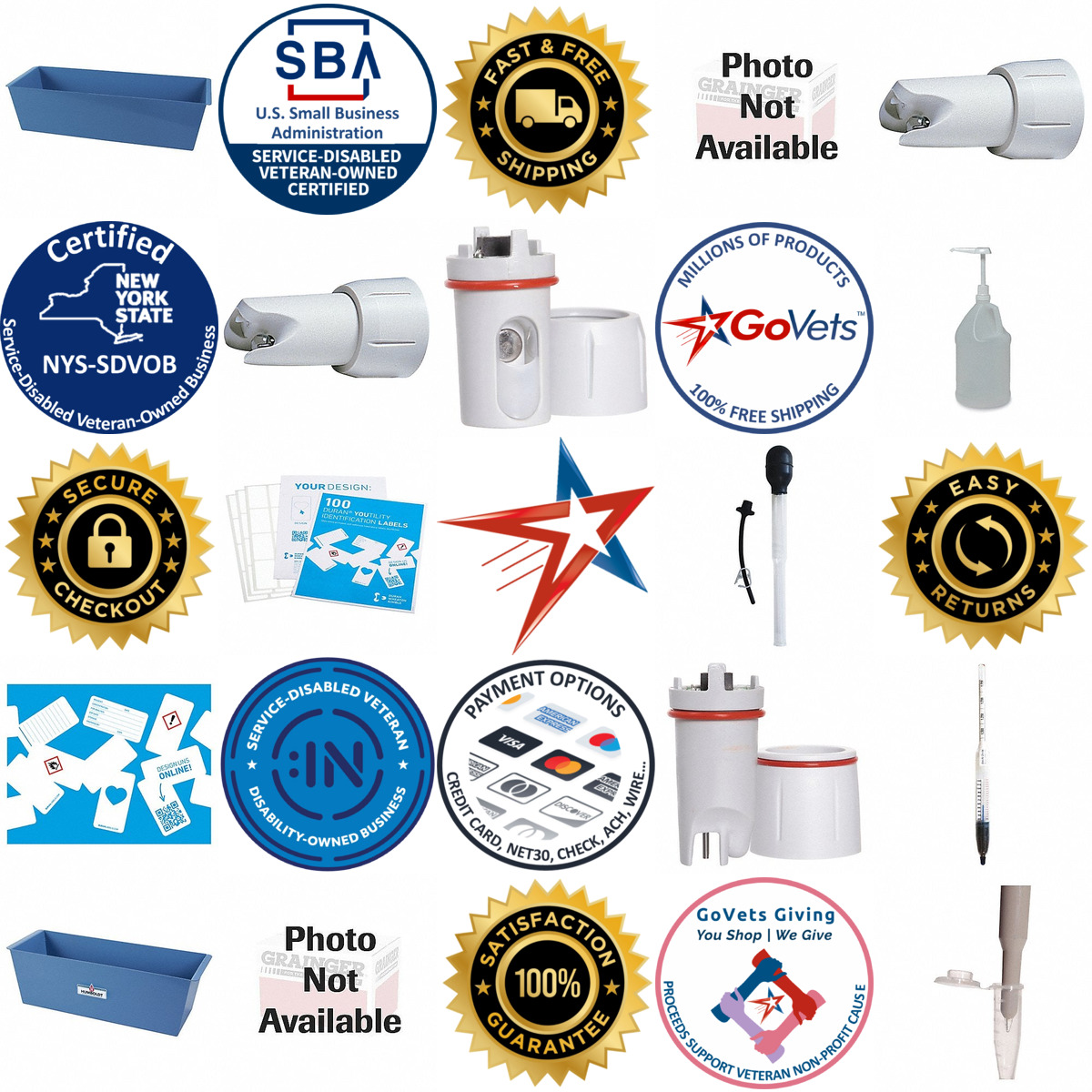 A selection of Parts products on GoVets