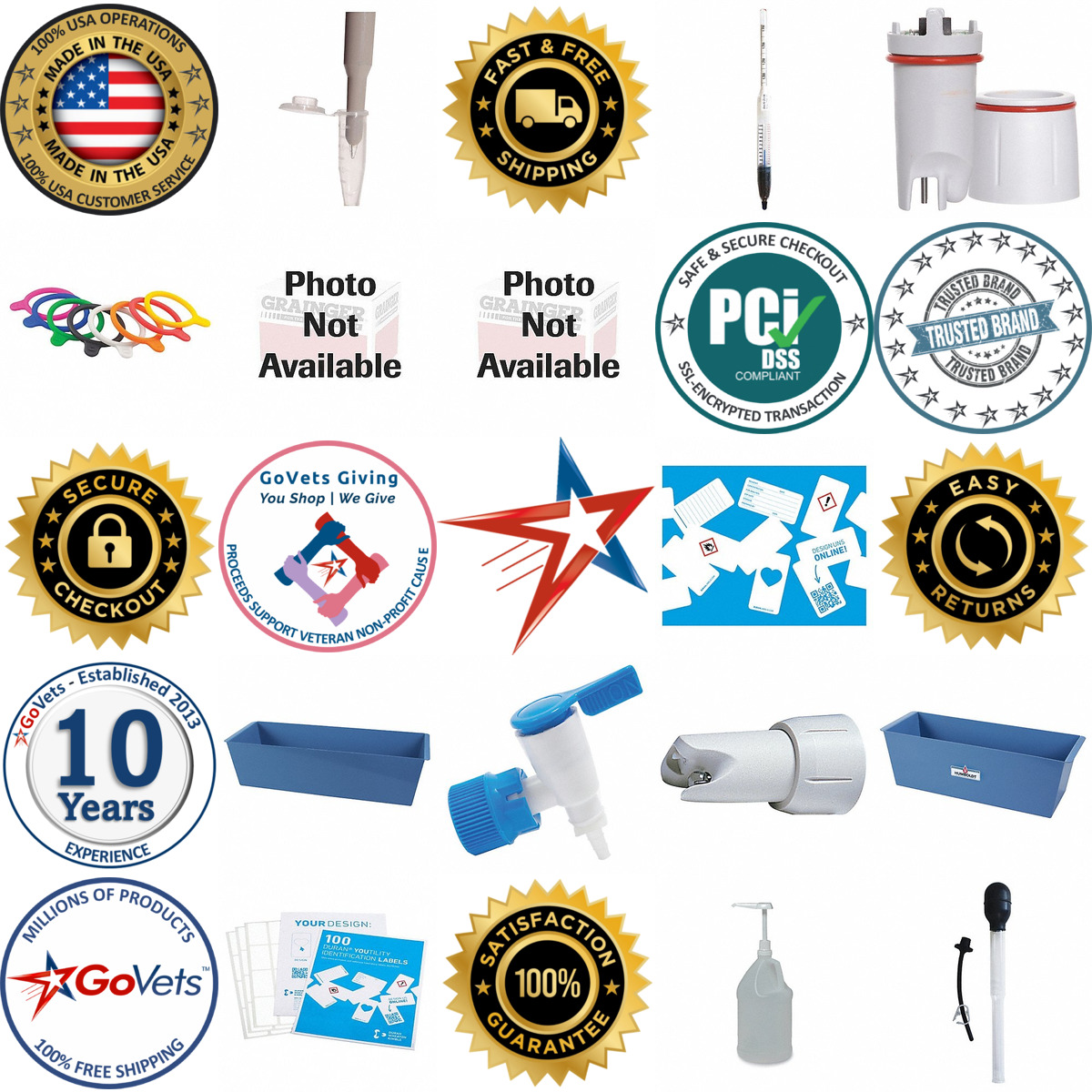 A selection of Replacement Parts products on GoVets