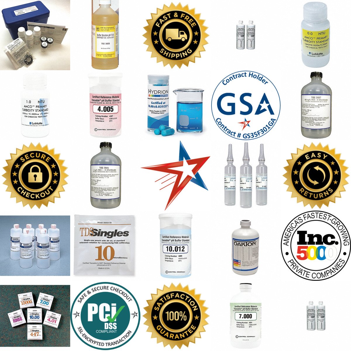 A selection of Calibration Solutions products on GoVets