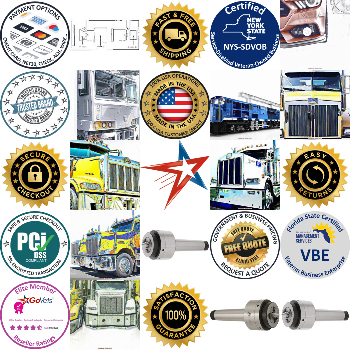 A selection of Face Drivers and Driver Bodies products on GoVets