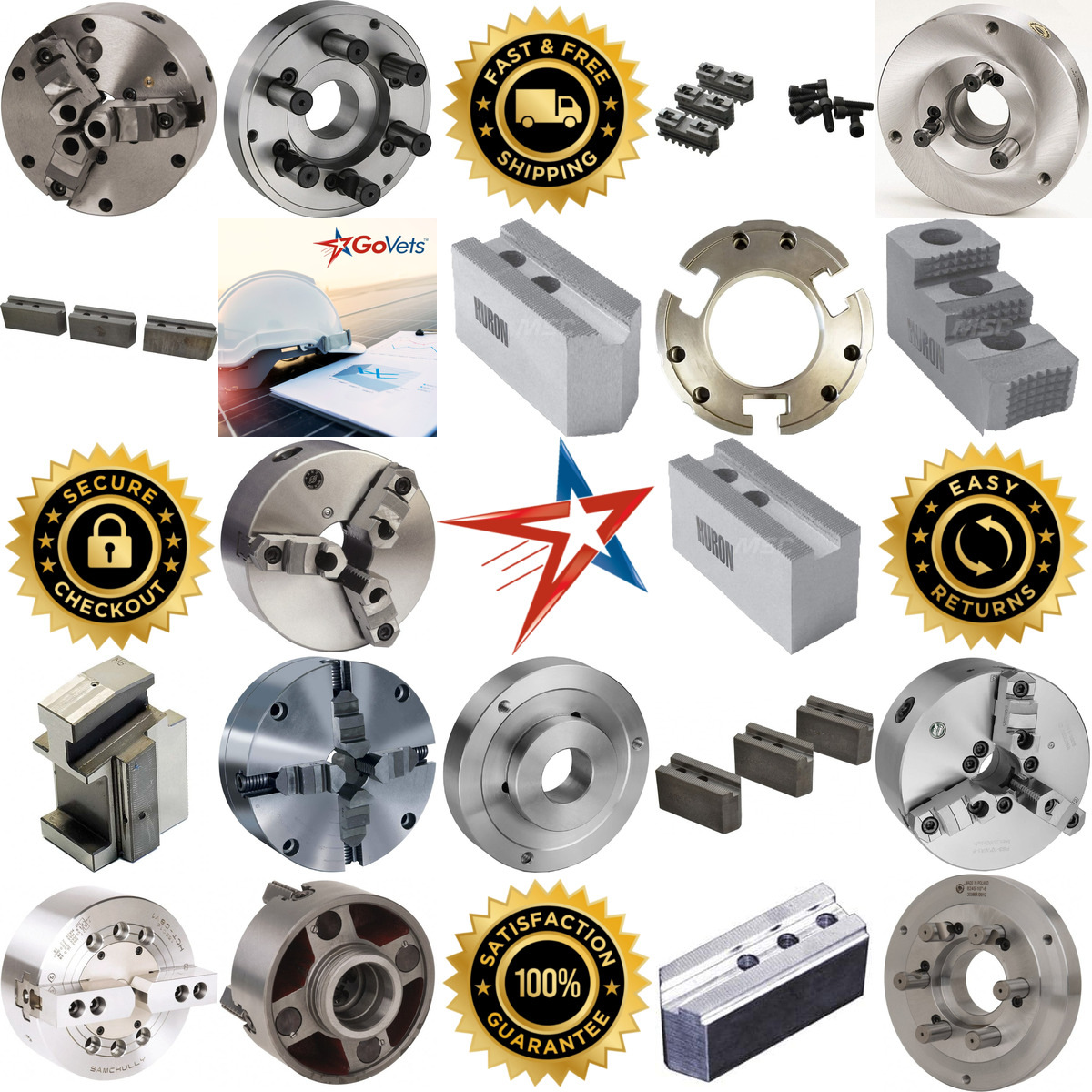 A selection of Lathe Chucks and Accessories products on GoVets