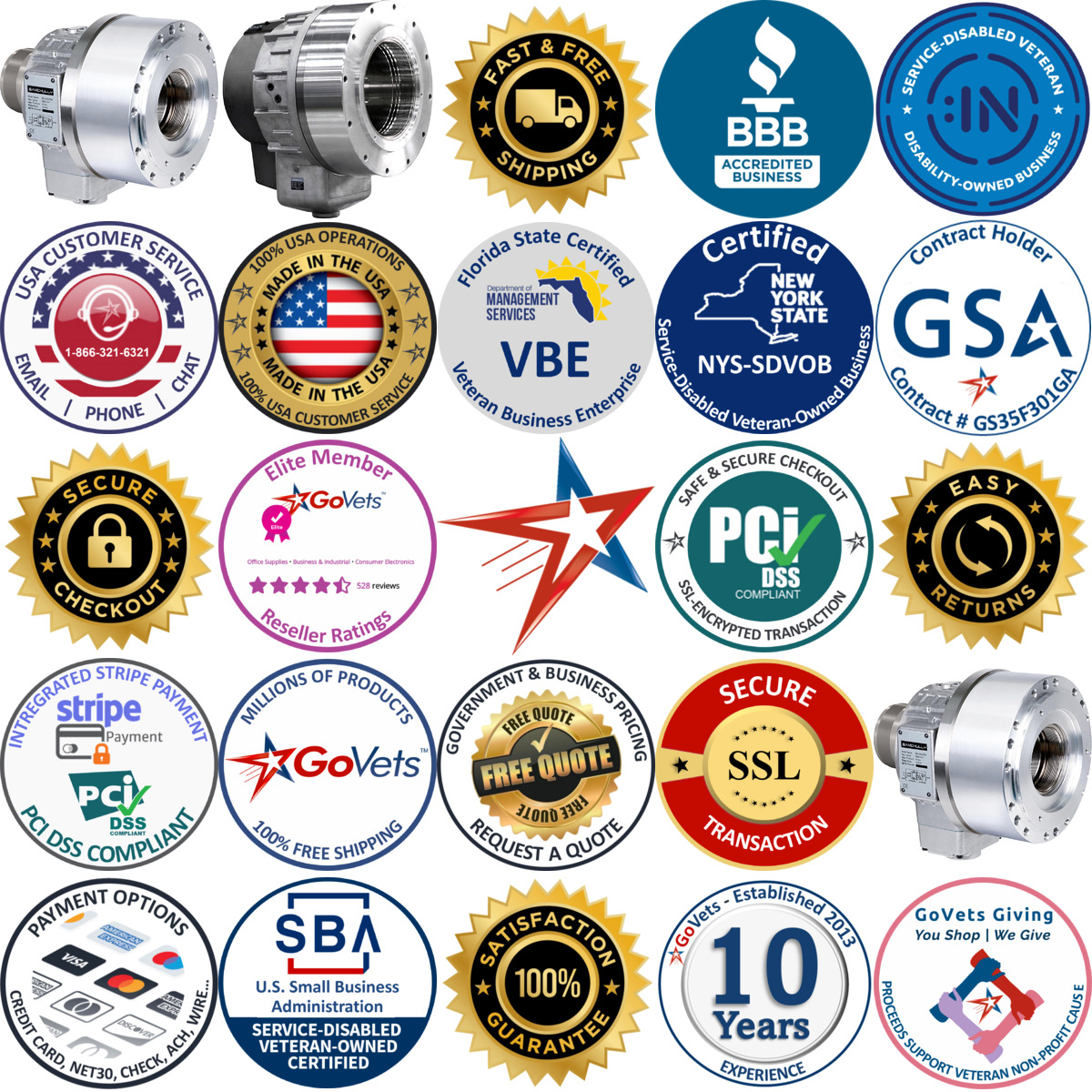 A selection of Open Center Hydraulic Lathe Cylinders products on GoVets