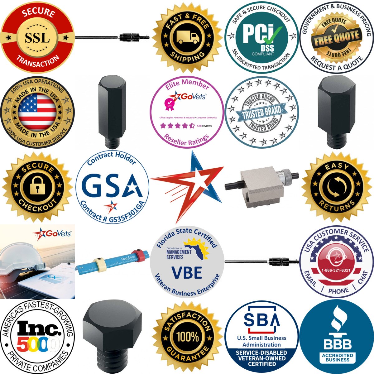 A selection of Lathe Work Stops products on GoVets