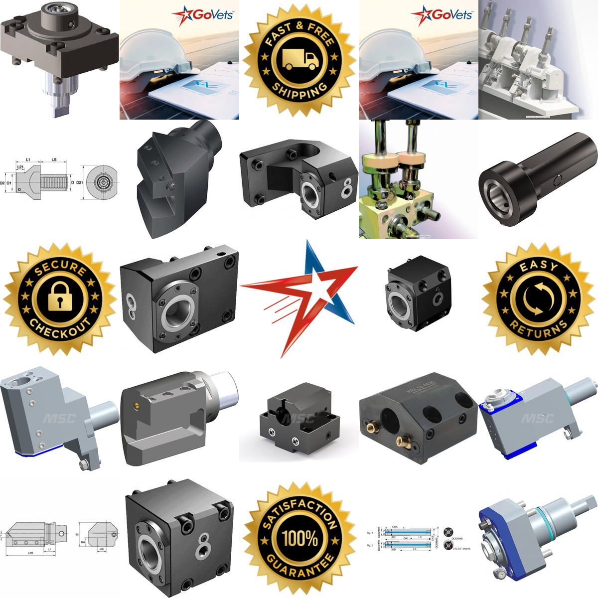 A selection of Lathe Clamping Units and Vdi Holders products on GoVets