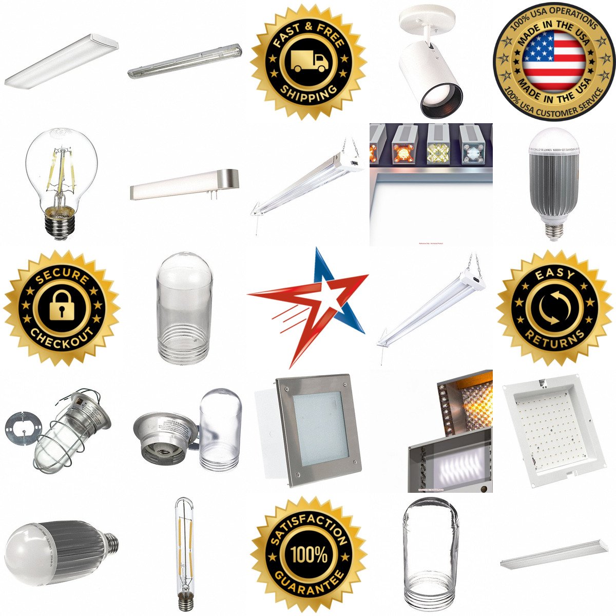 A selection of Led Surface Mount Fixtures products on GoVets