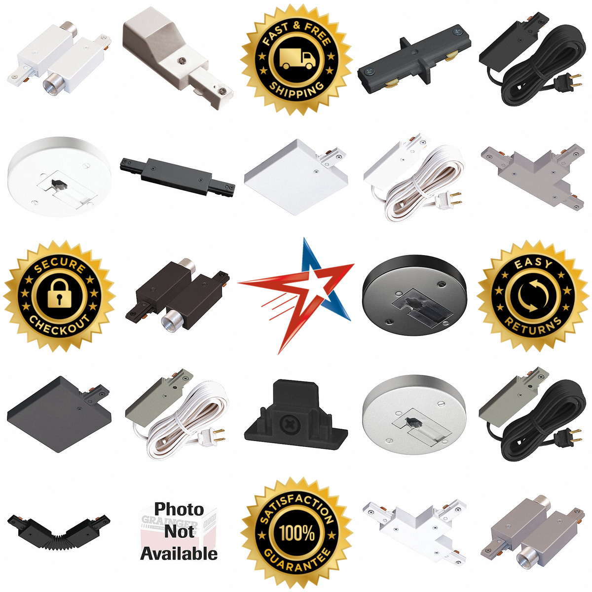 A selection of Track Light Connectors products on GoVets