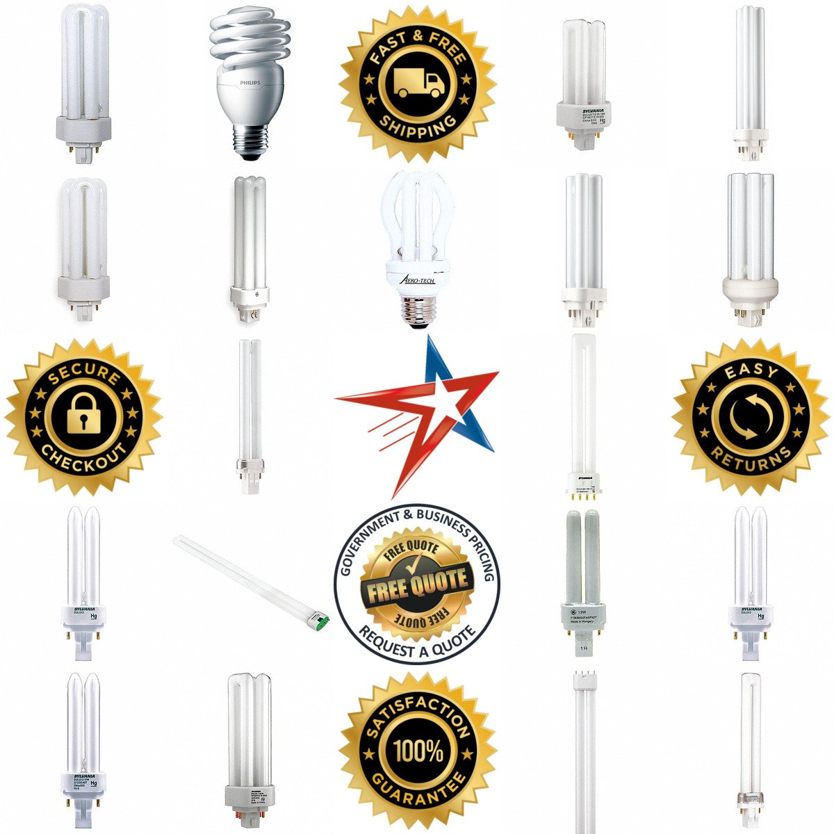 A selection of Compact Fluorescent Lamps Cfl  products on GoVets