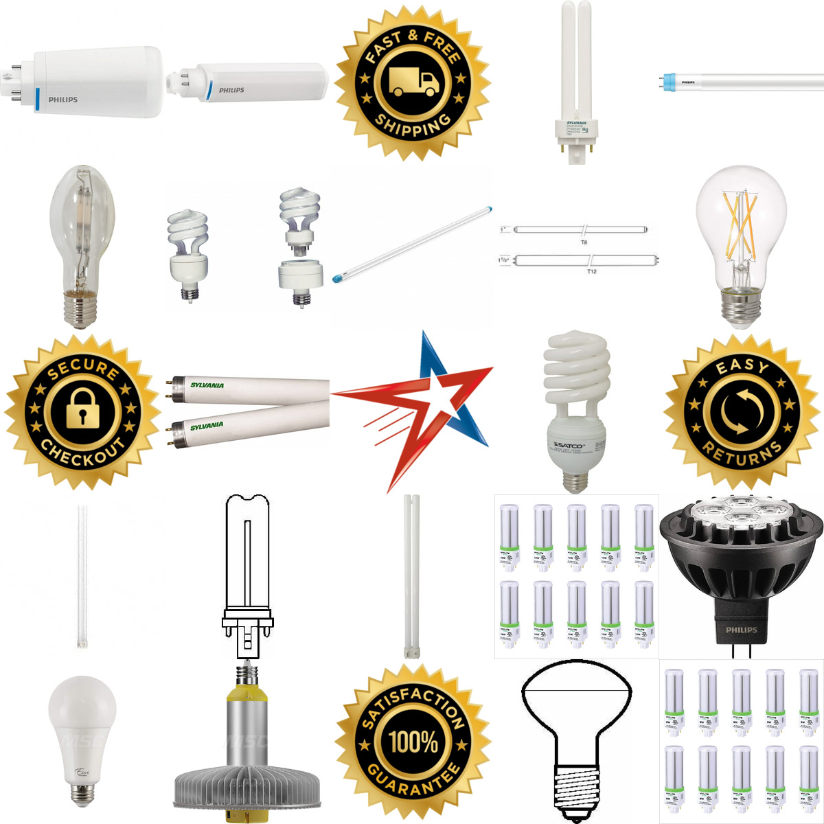 A selection of Lamps and Light Bulbs products on GoVets