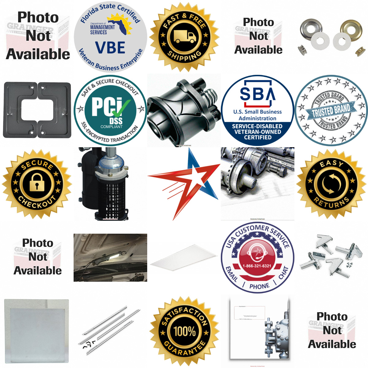 A selection of Parts products on GoVets