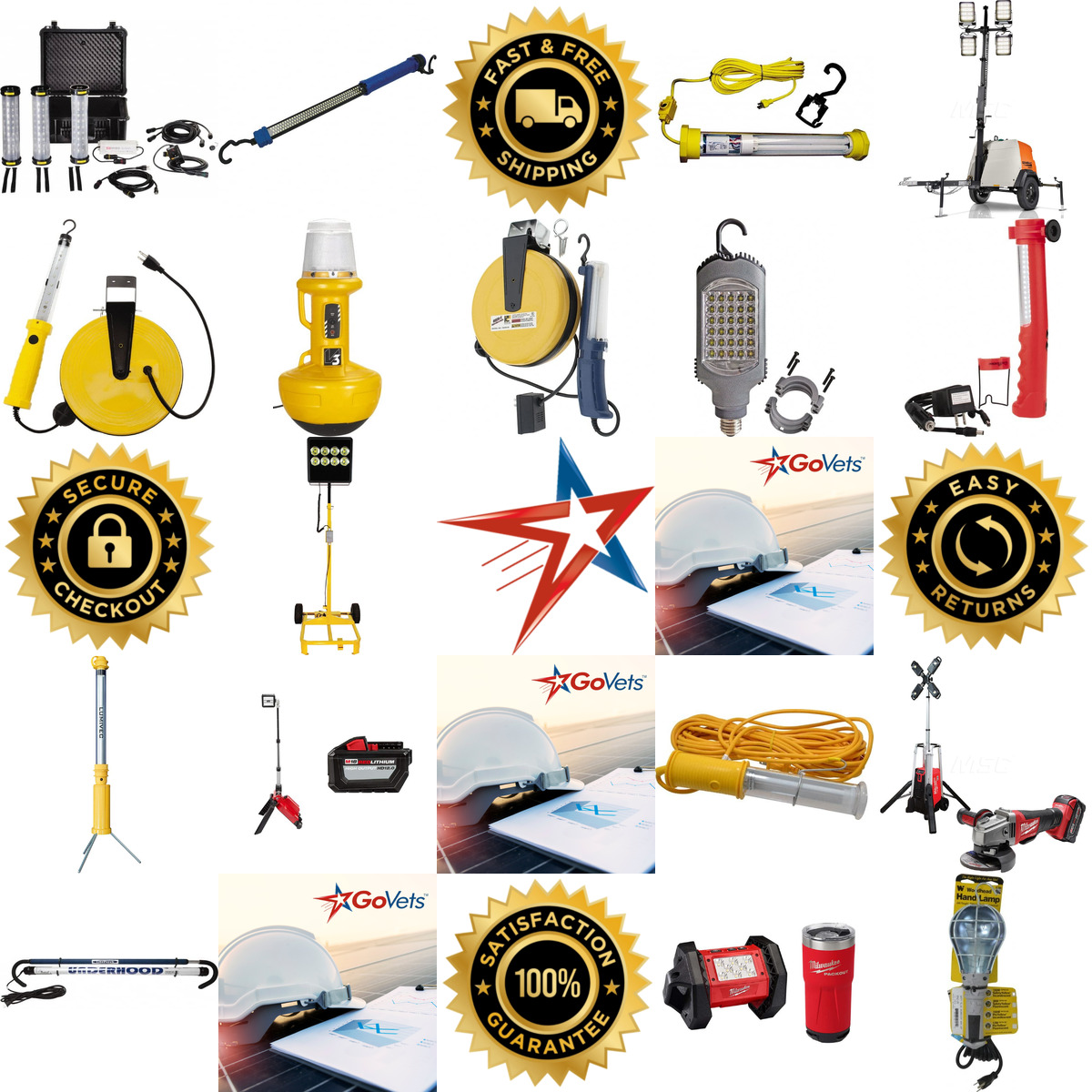 A selection of Portable Work Lights products on GoVets