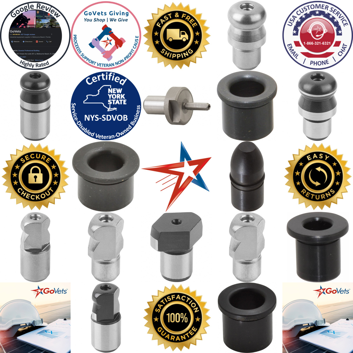 A selection of Locating and Alignment Pins products on GoVets