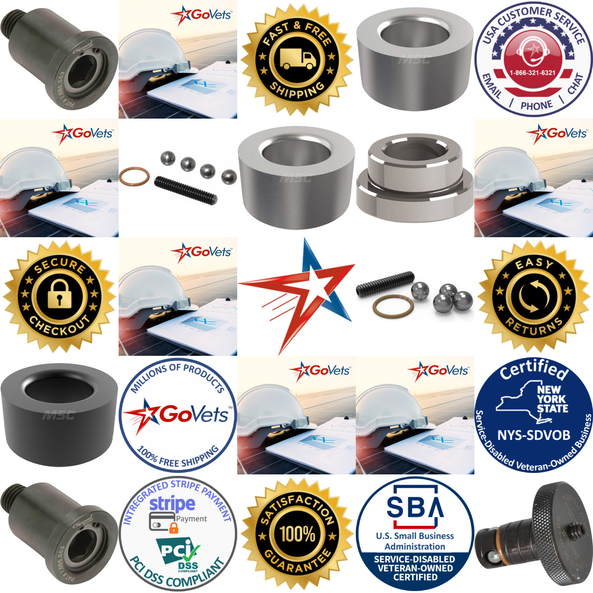 A selection of Modular Fixturing Systems products on GoVets