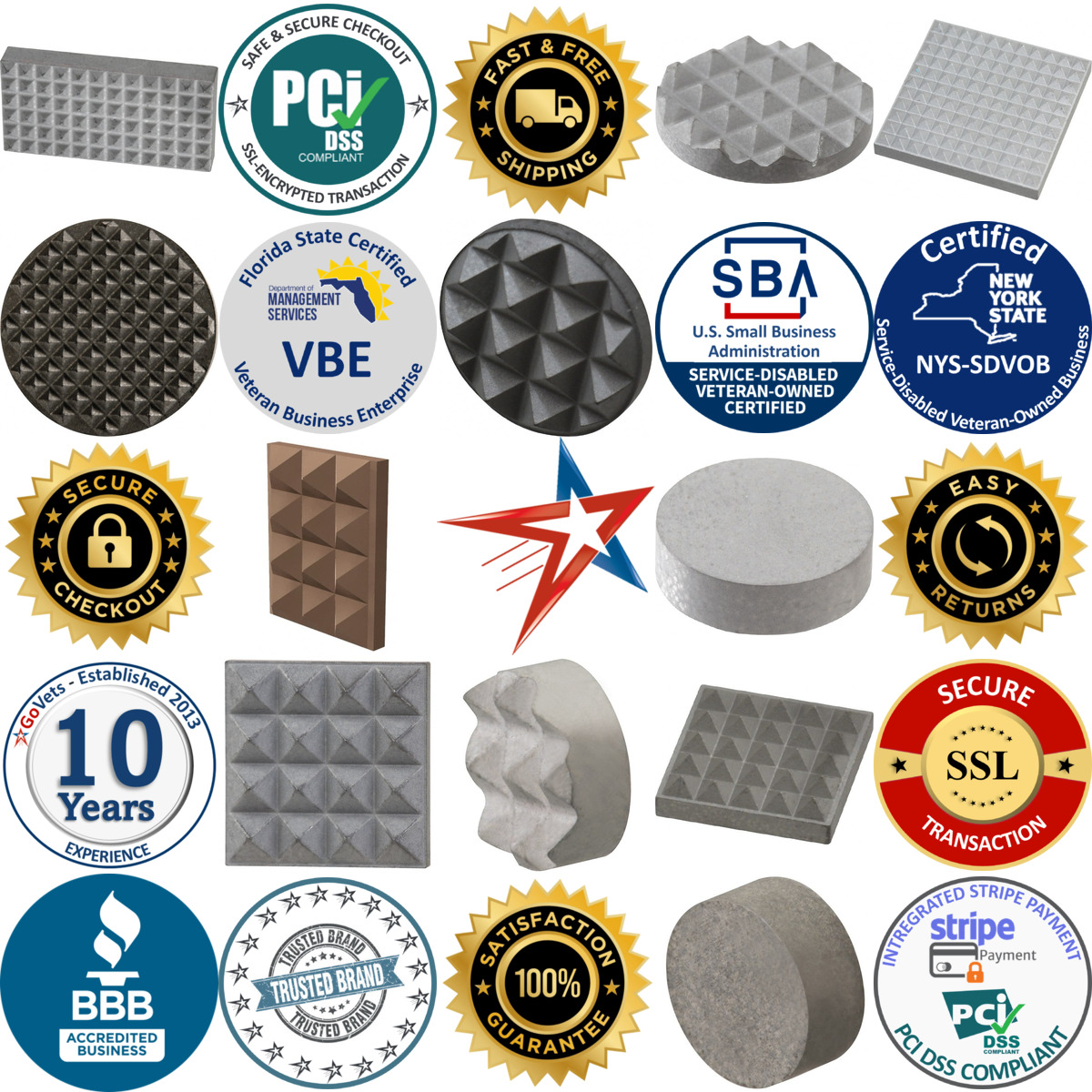 A selection of Positioning Gripper Pads products on GoVets