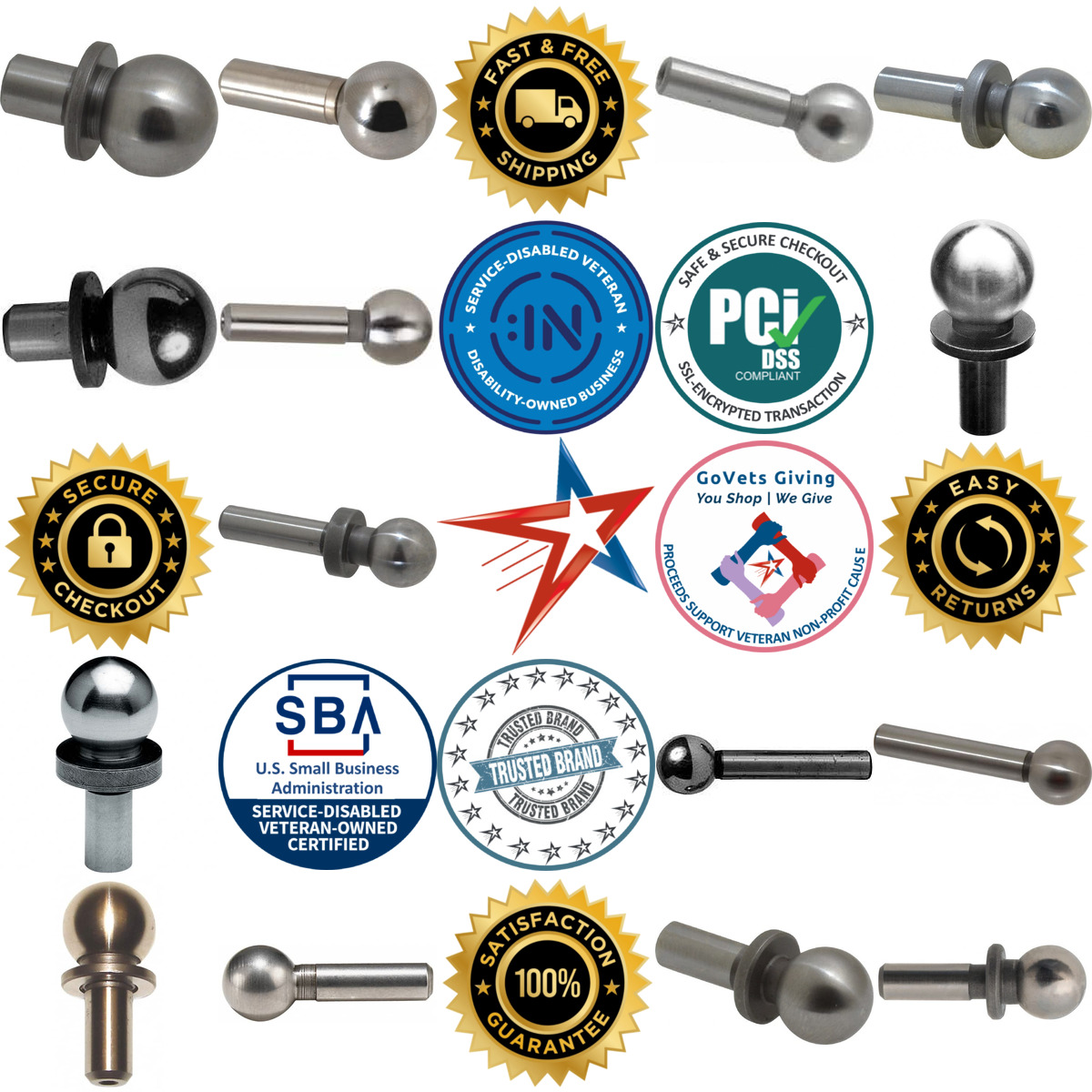 A selection of Tooling Balls products on GoVets