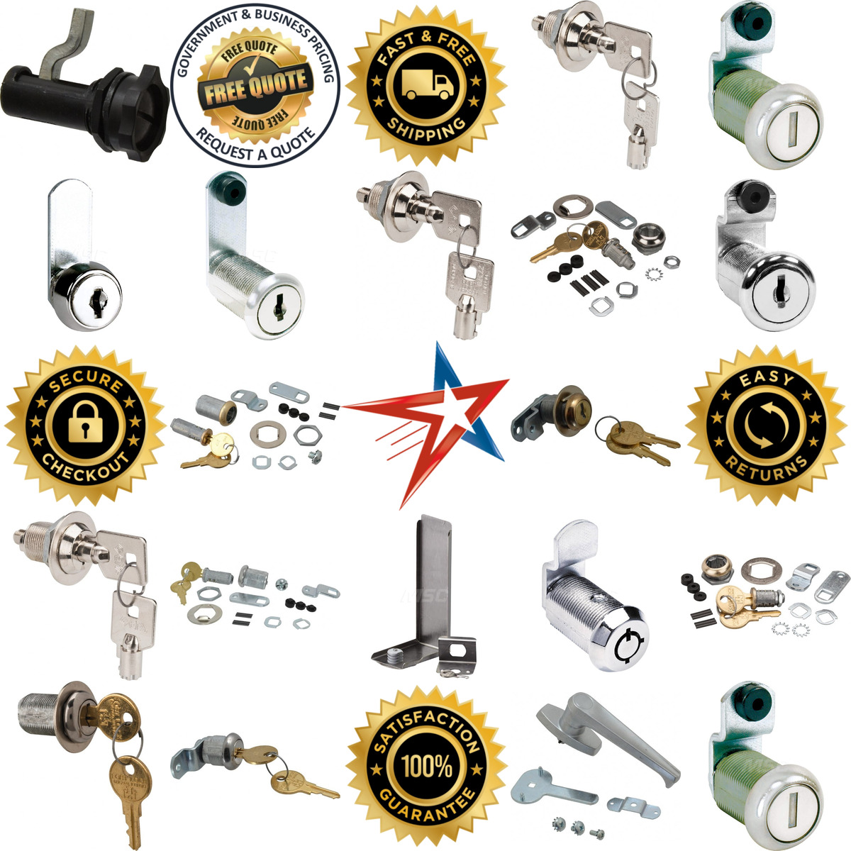 A selection of Camlocks Side Latches and Pawl Latches products on GoVets