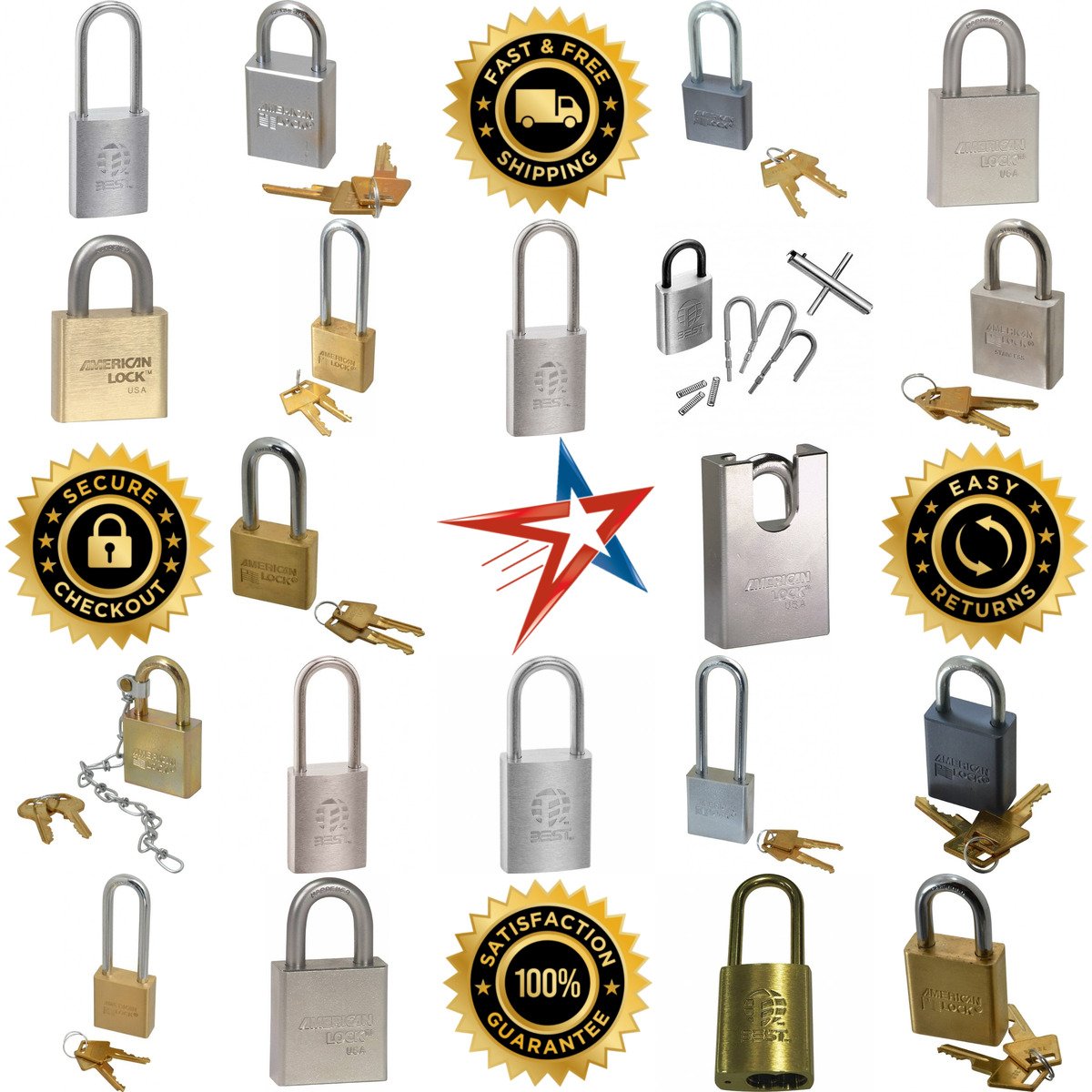 A selection of Combination Locks Padlocks and Accessories products on GoVets