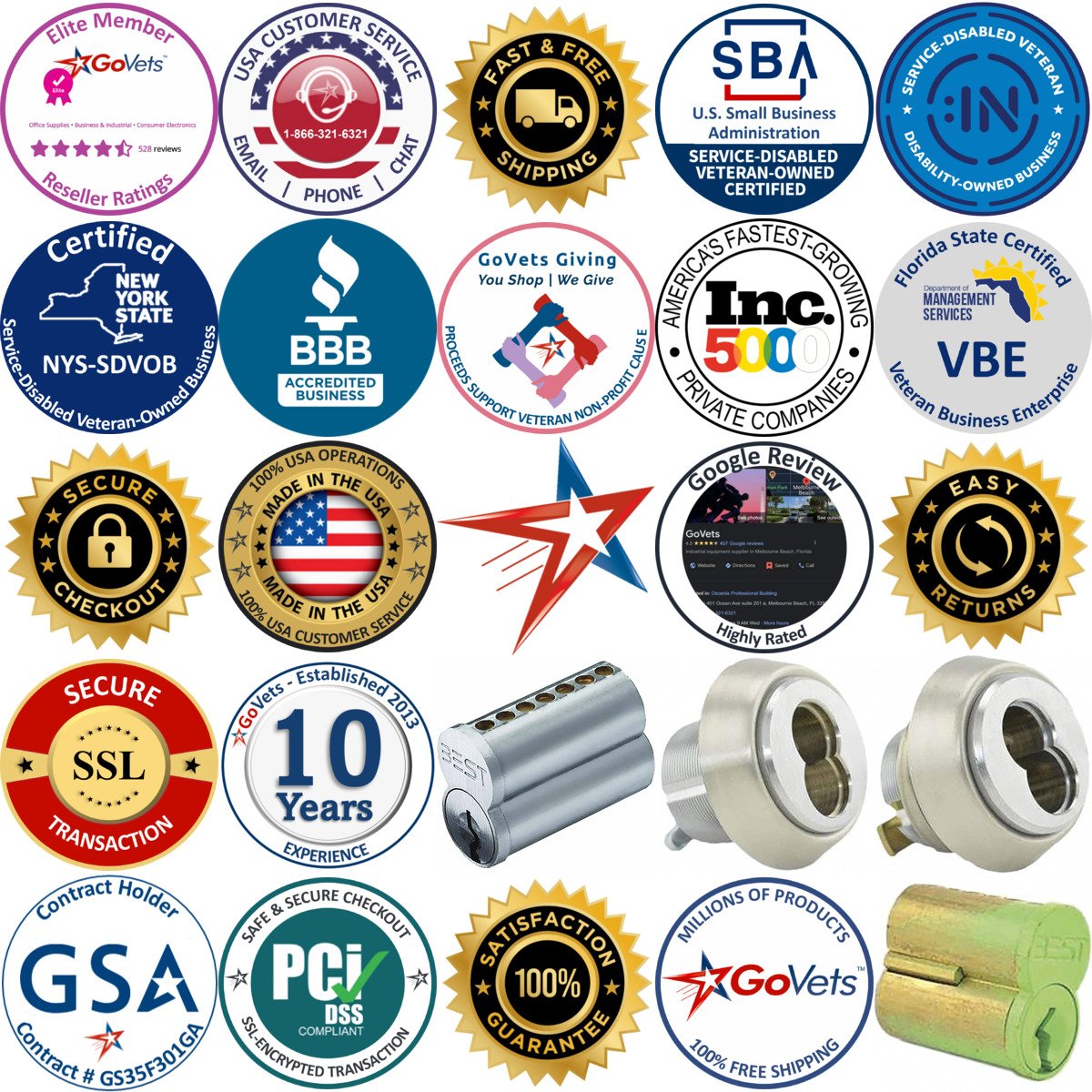 A selection of Stanley products on GoVets