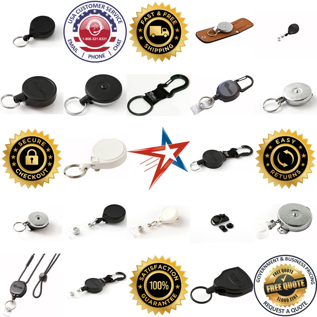 A selection of Key Bak products on GoVets