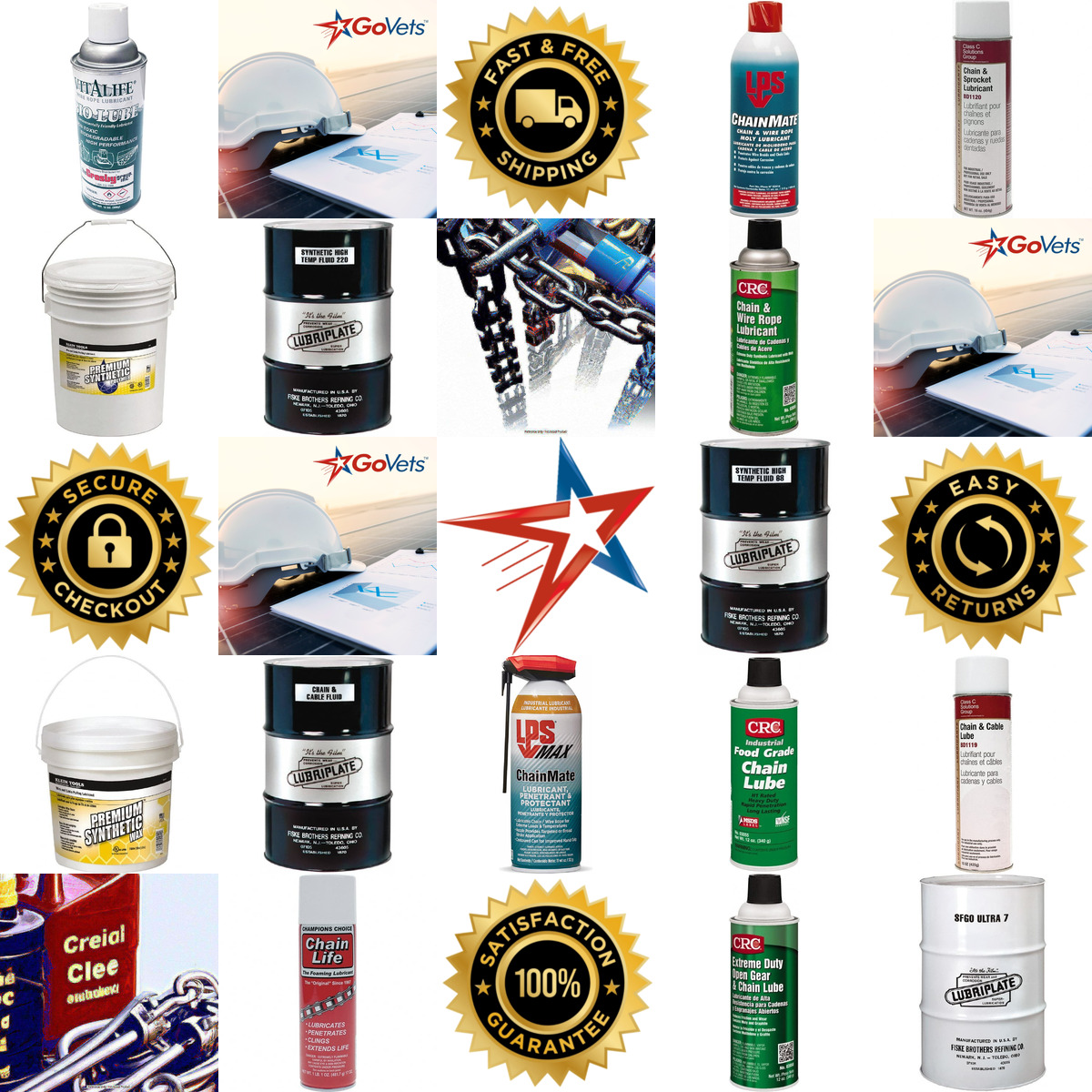A selection of Chain and Cable Lubricants products on GoVets