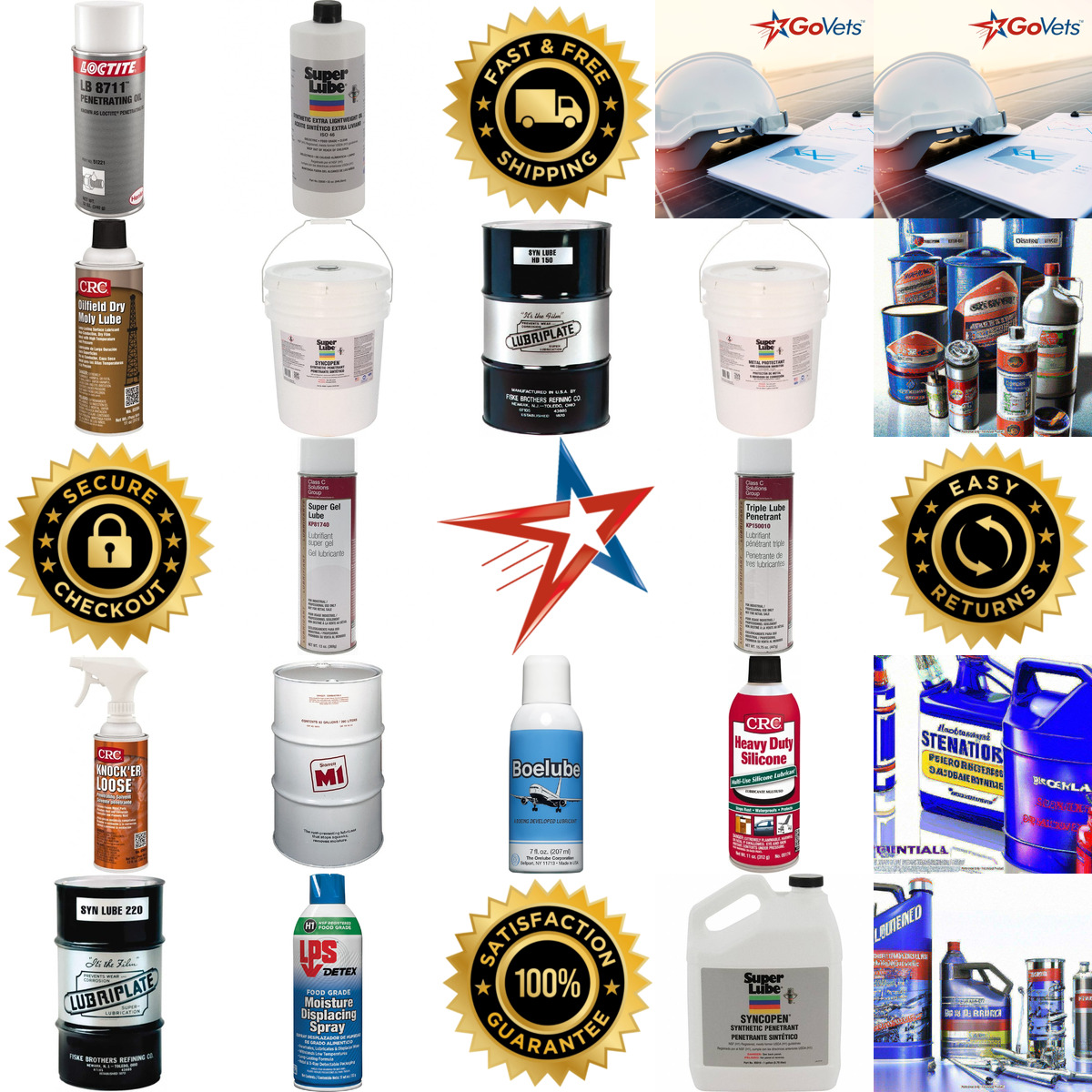 A selection of Multipurpose Lubricants and Penetrants products on GoVets