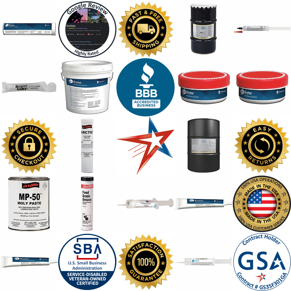 A selection of Multipurpose Greases products on GoVets