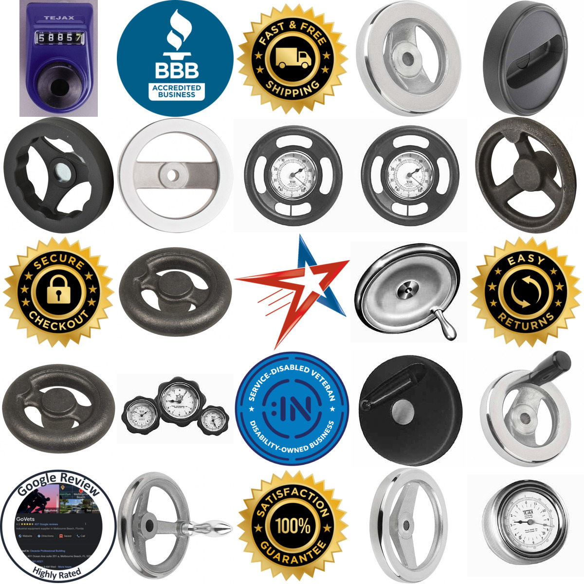 A selection of Handwheels products on GoVets