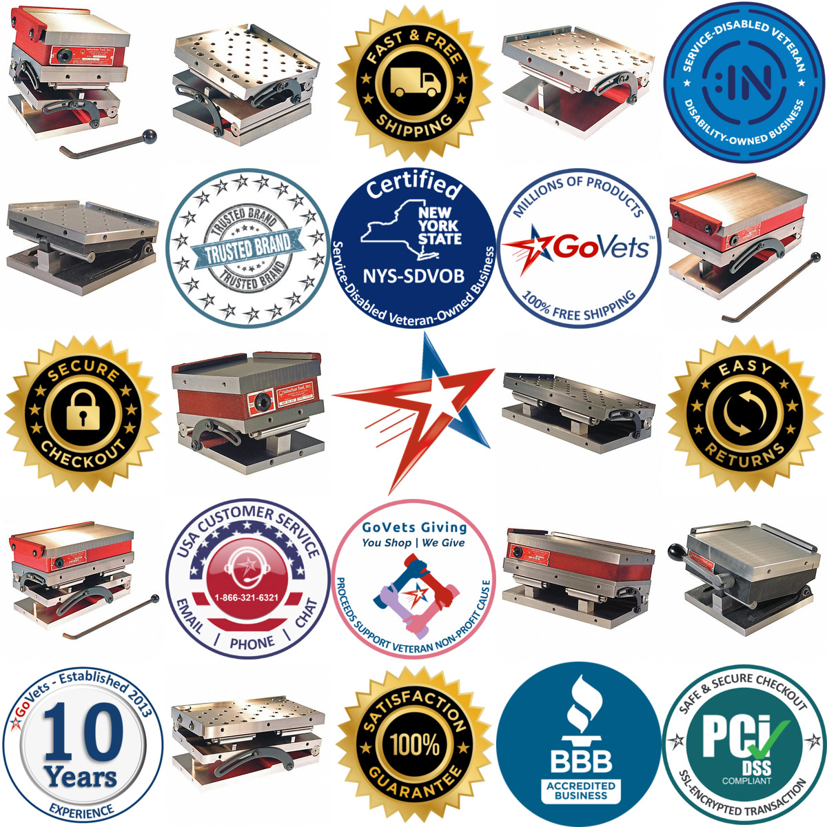 A selection of Sine Plates products on GoVets