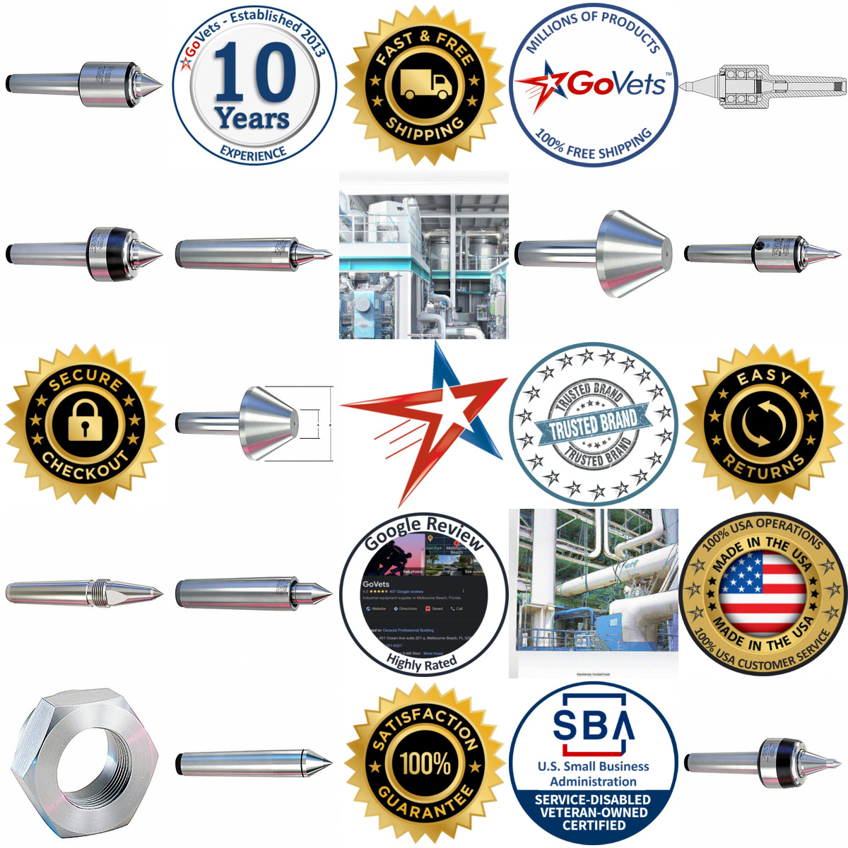 A selection of Clamping Workholding and Positioning   Lathe Cen products on GoVets