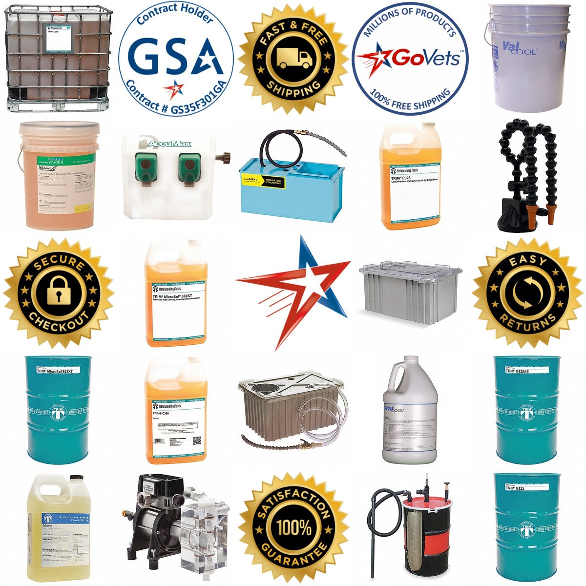 A selection of Cutting Fluids and Coolant Systems   Coolant Syste products on GoVets