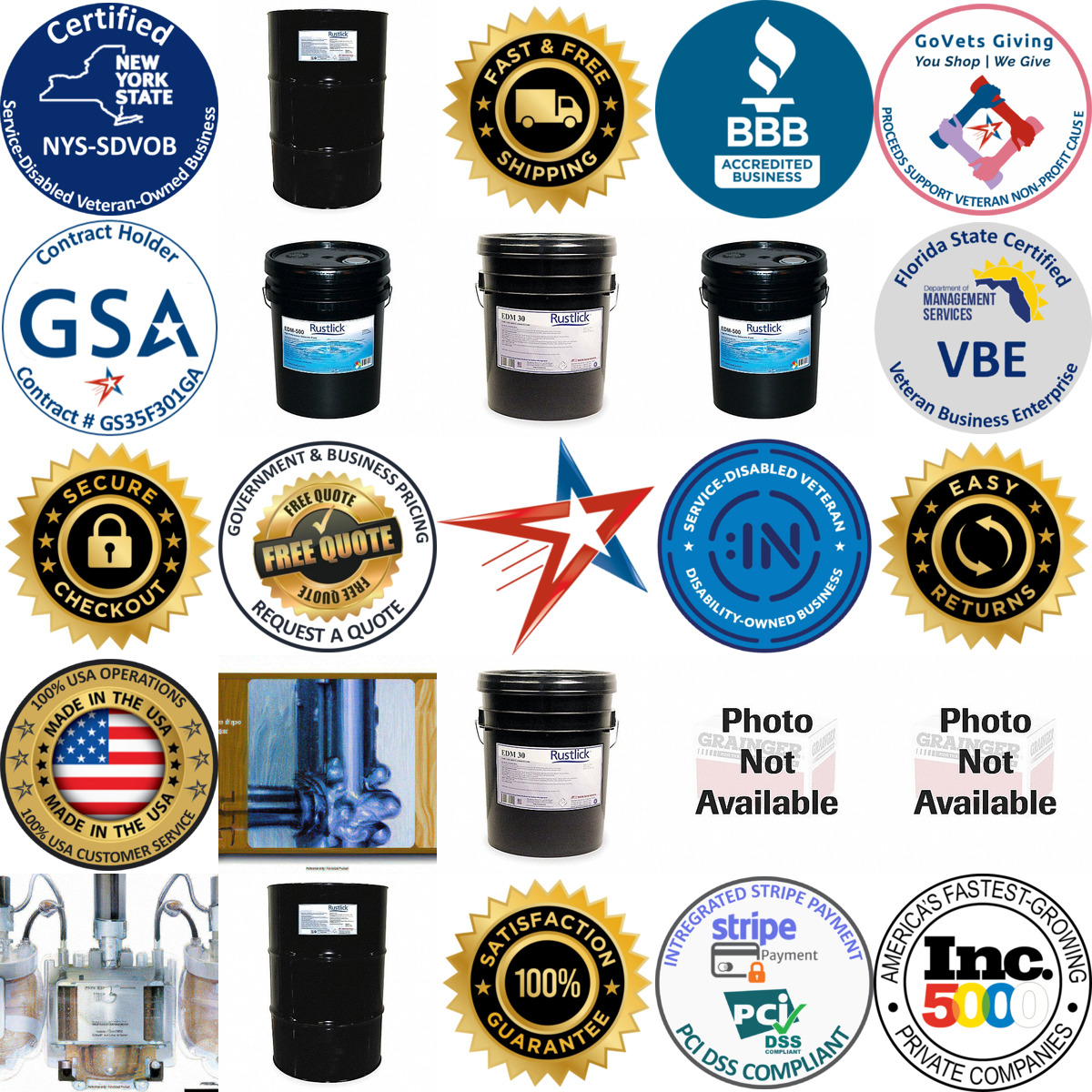 A selection of Electrical Discharge Machining Fluids products on GoVets