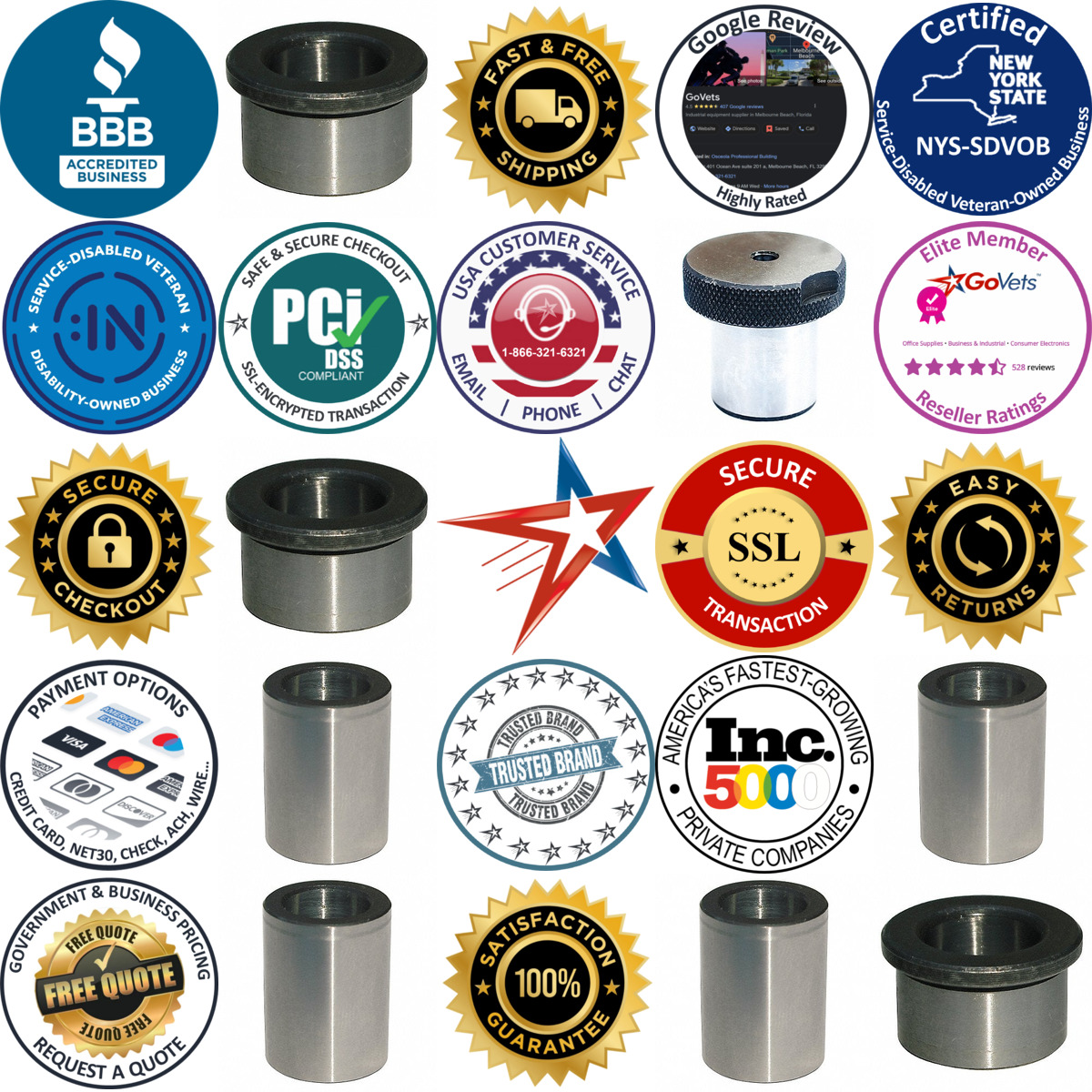 A selection of Drill Bushing Liners products on GoVets