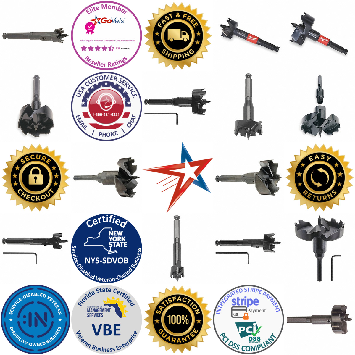 A selection of Self Feed Drill Bits products on GoVets