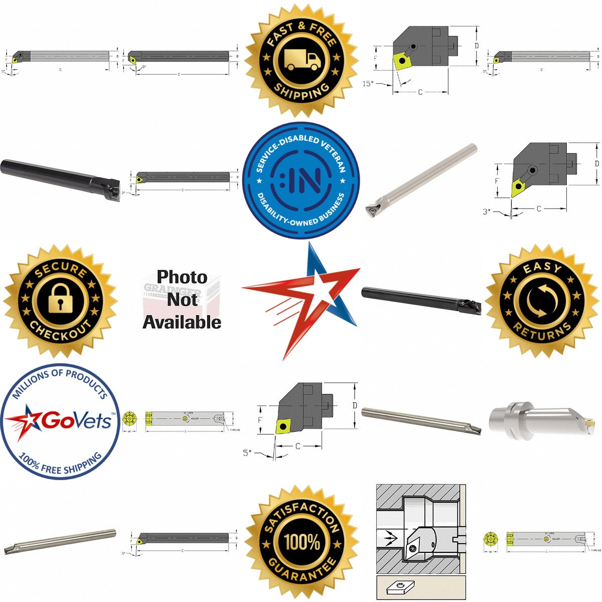 A selection of Indexable Cutting Bodies   Boring Tools products on GoVets