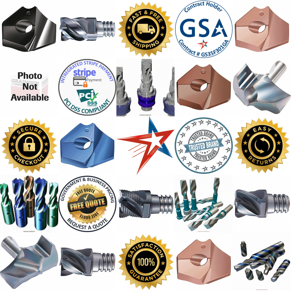 A selection of Exchangeable Tips For Modular Drills products on GoVets