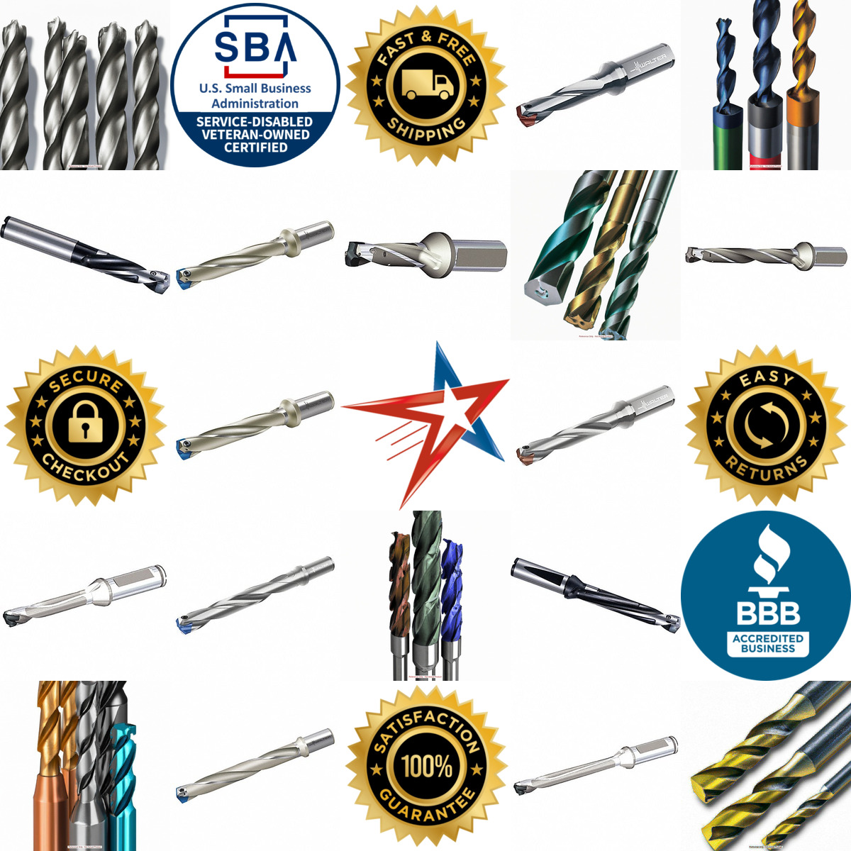 A selection of Modular Drill Bits For General Drilling products on GoVets