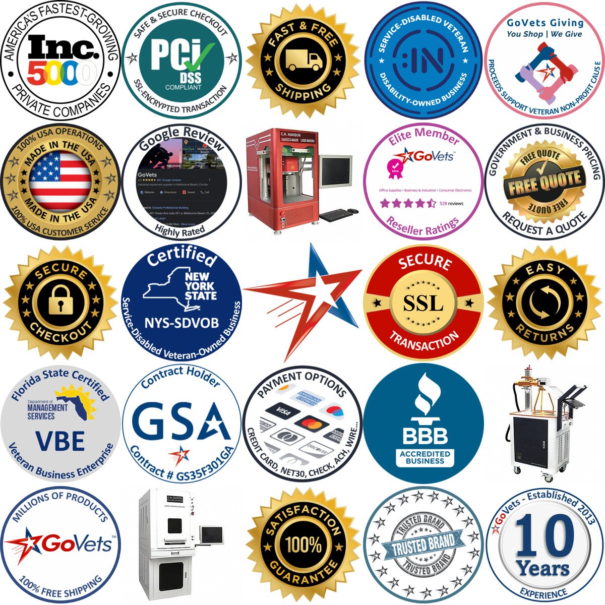 A selection of Laser Marking Machines products on GoVets