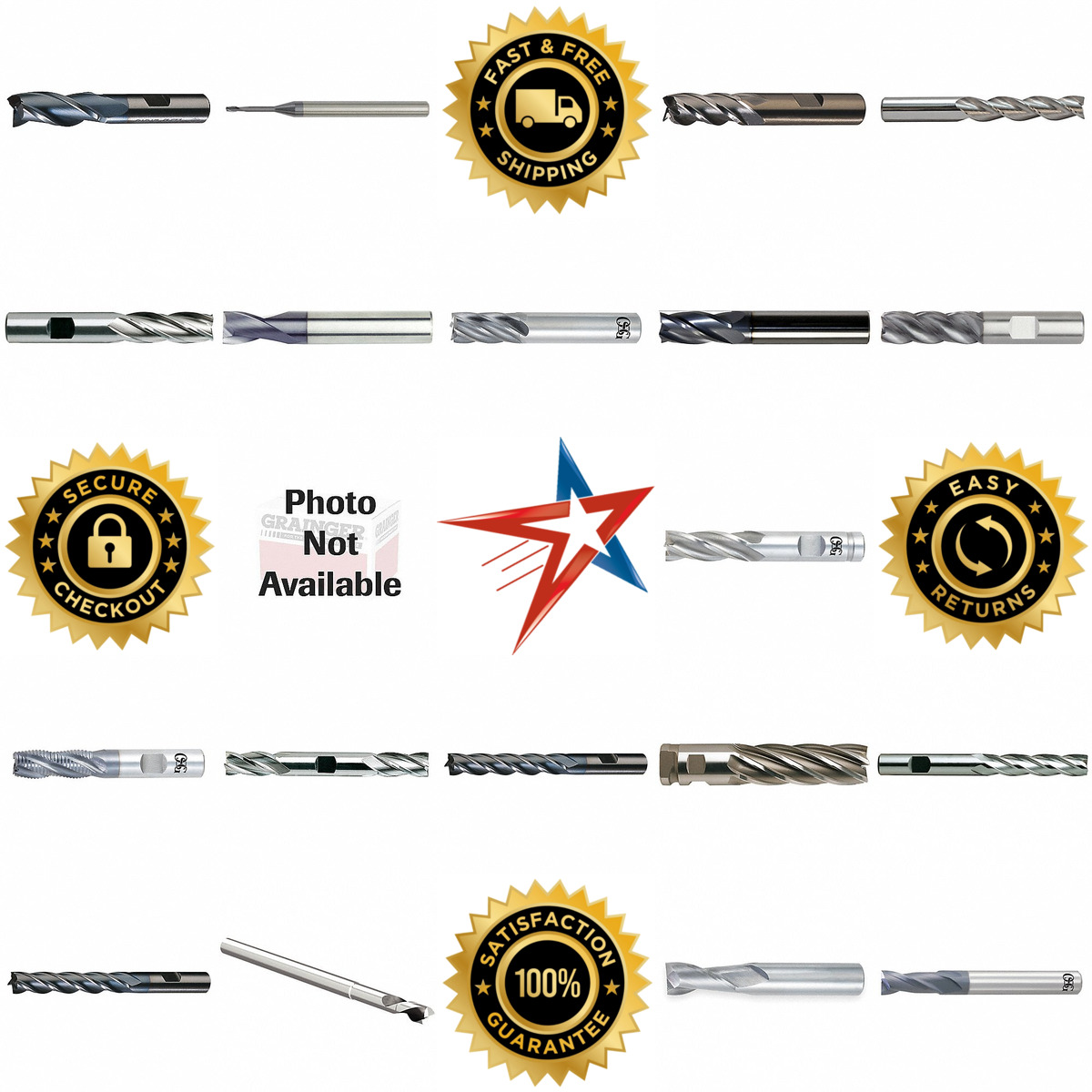 A selection of Square End Mills products on GoVets