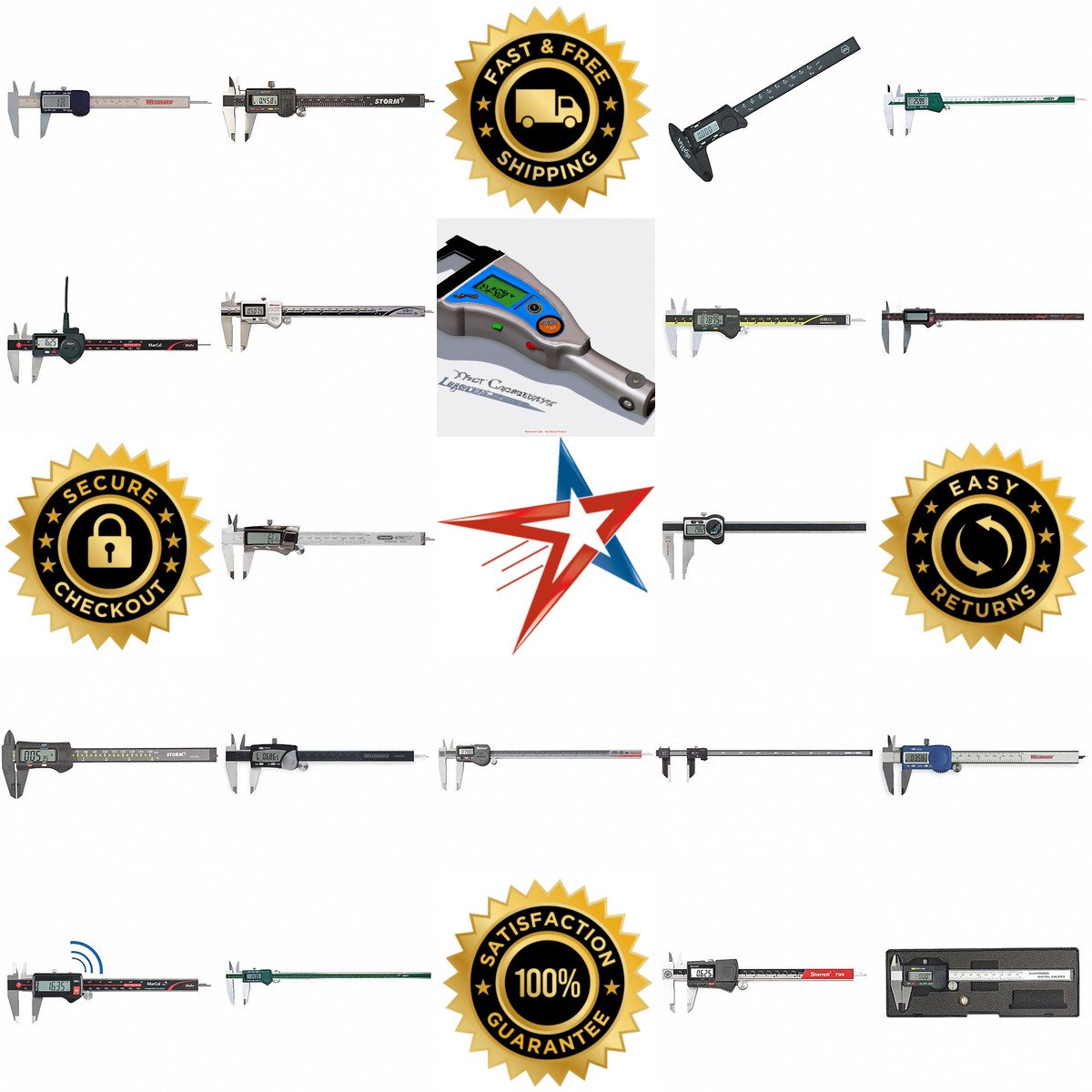 A selection of Digital Calipers products on GoVets