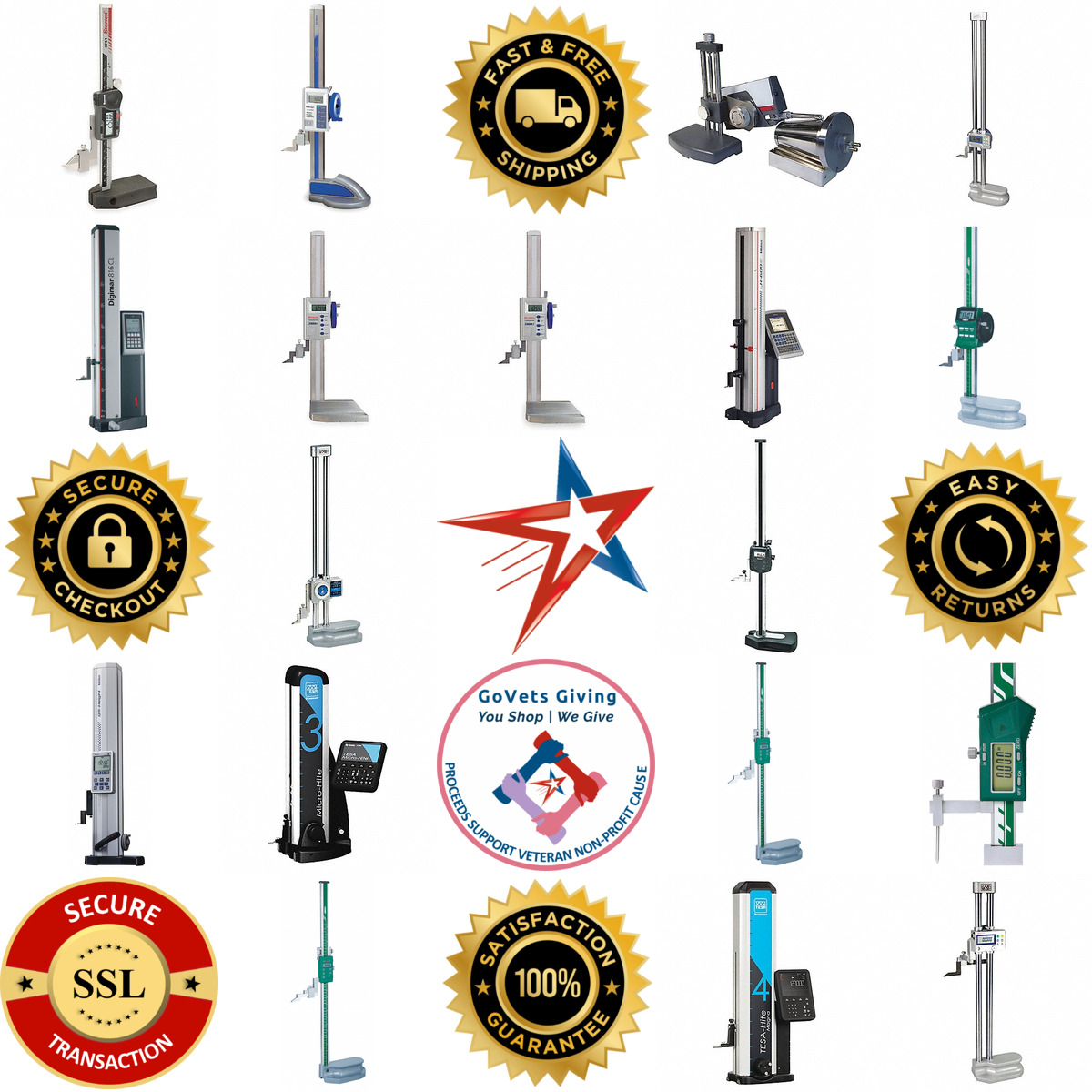 A selection of Digital Height Gauges products on GoVets