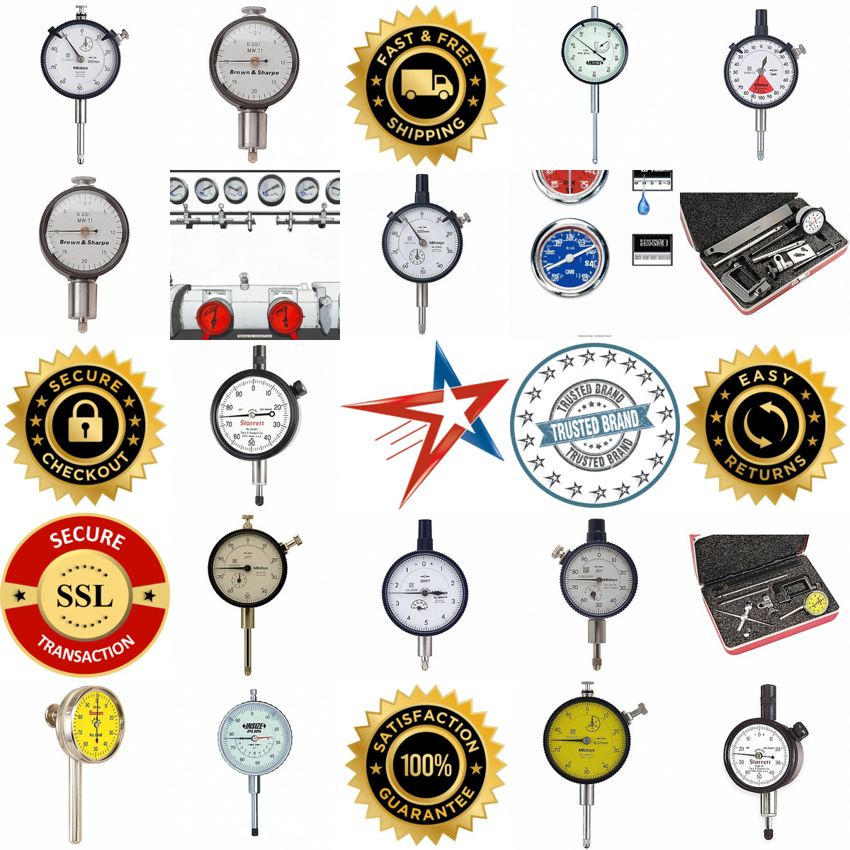 A selection of Dial Drop Indicators and Sets products on GoVets