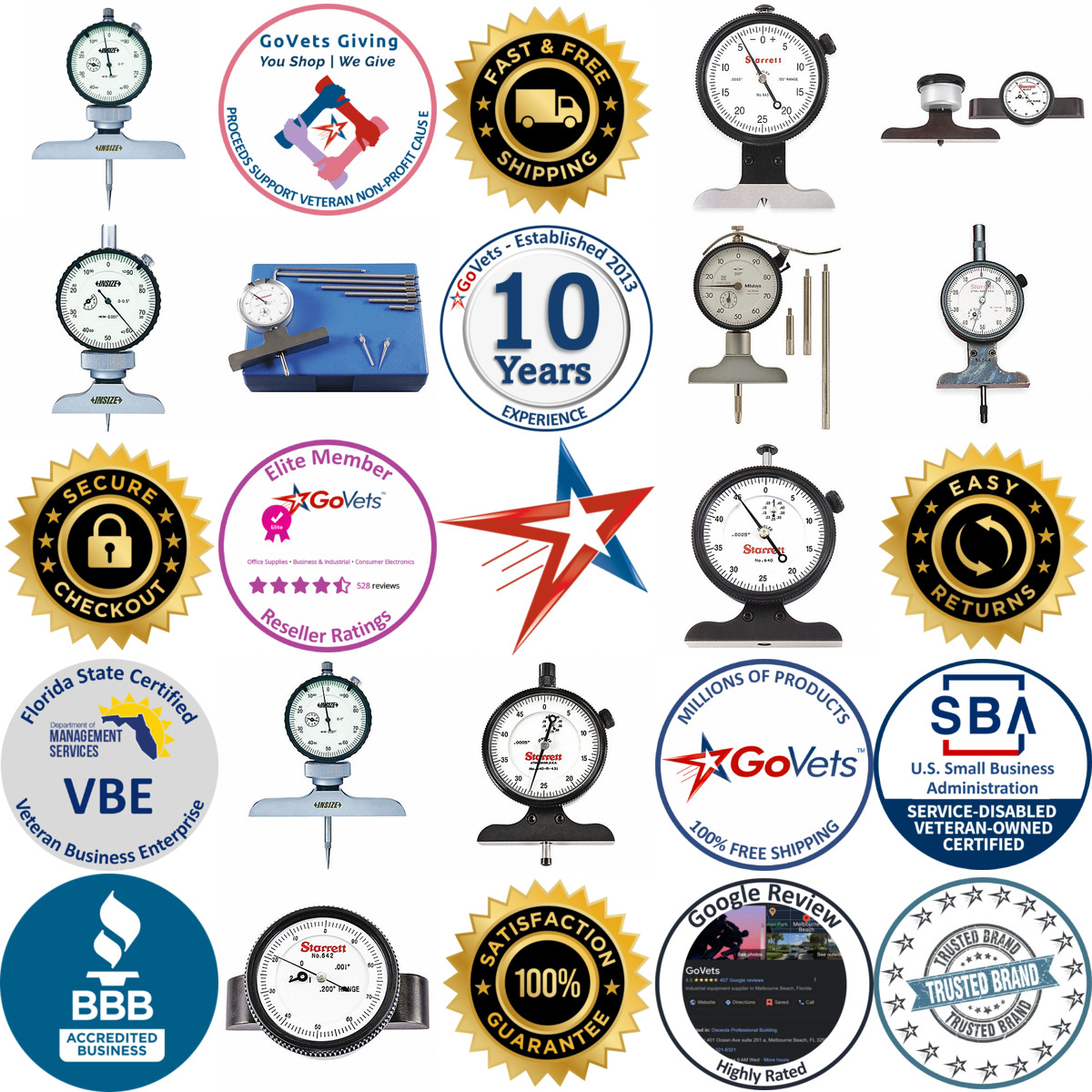 A selection of Dial Depth Gauges products on GoVets