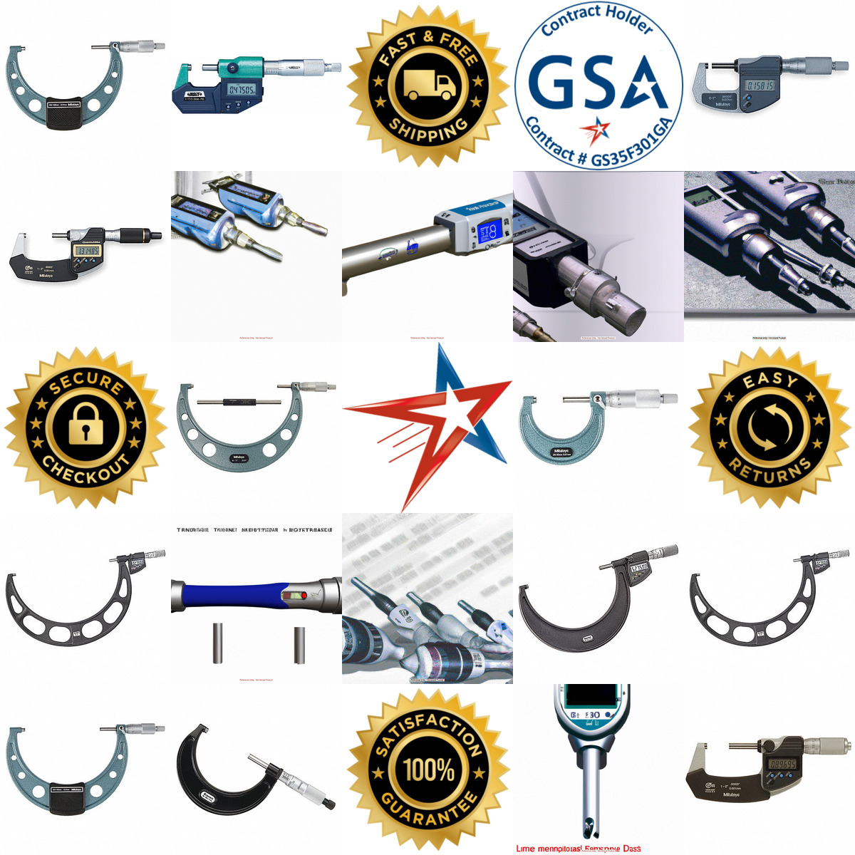 A selection of Digital Outside Micrometers products on GoVets