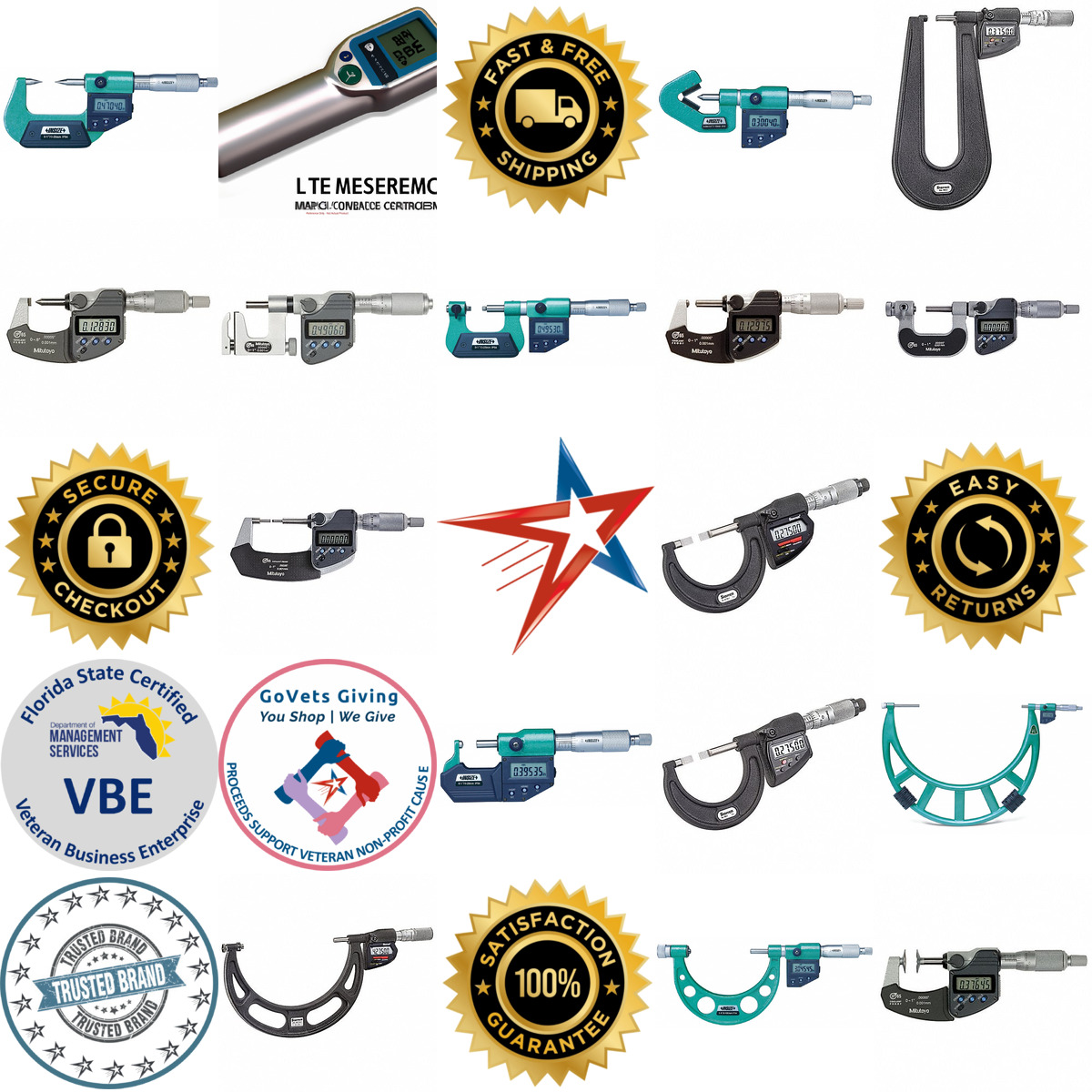 A selection of Digital Specialty Micrometers products on GoVets