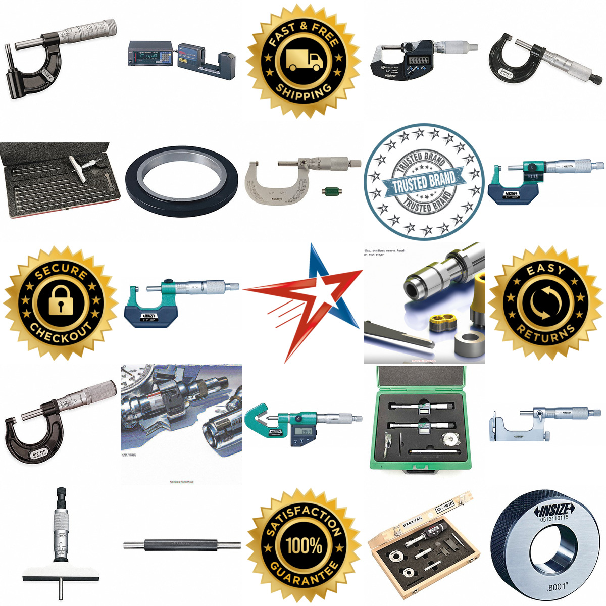 A selection of Precision Measuring   Micrometers products on GoVets
