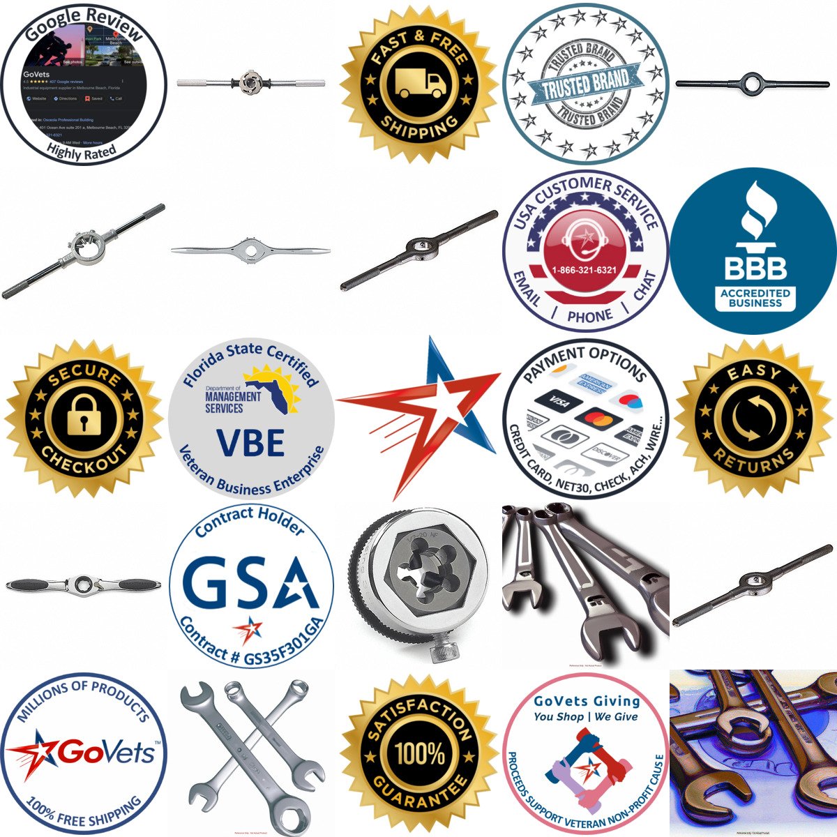 A selection of Die Wrenches products on GoVets