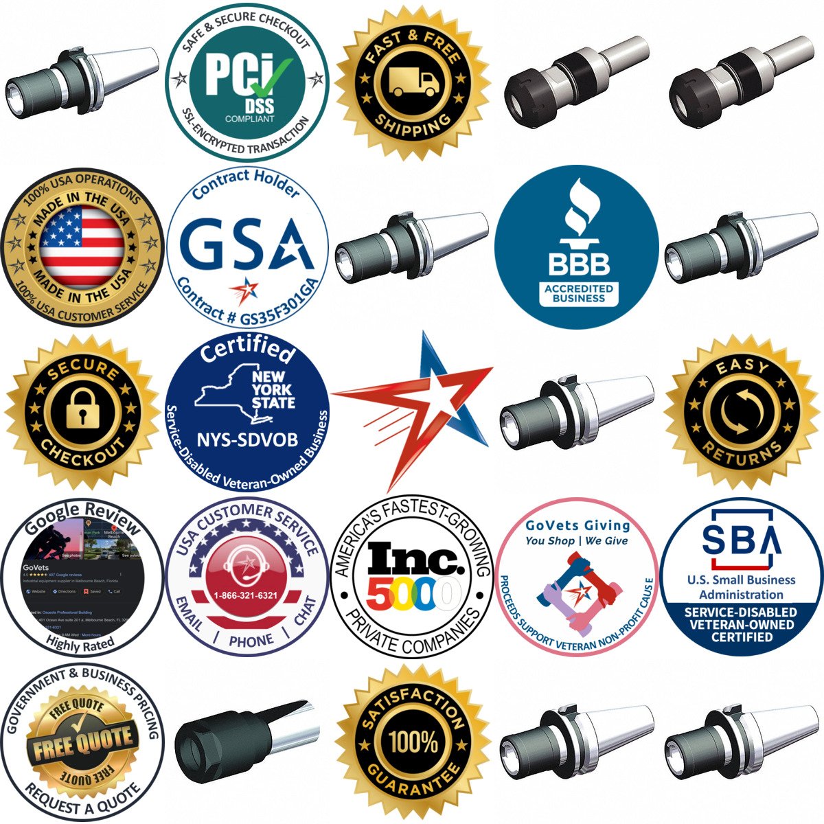 A selection of Machining Tap Holders products on GoVets