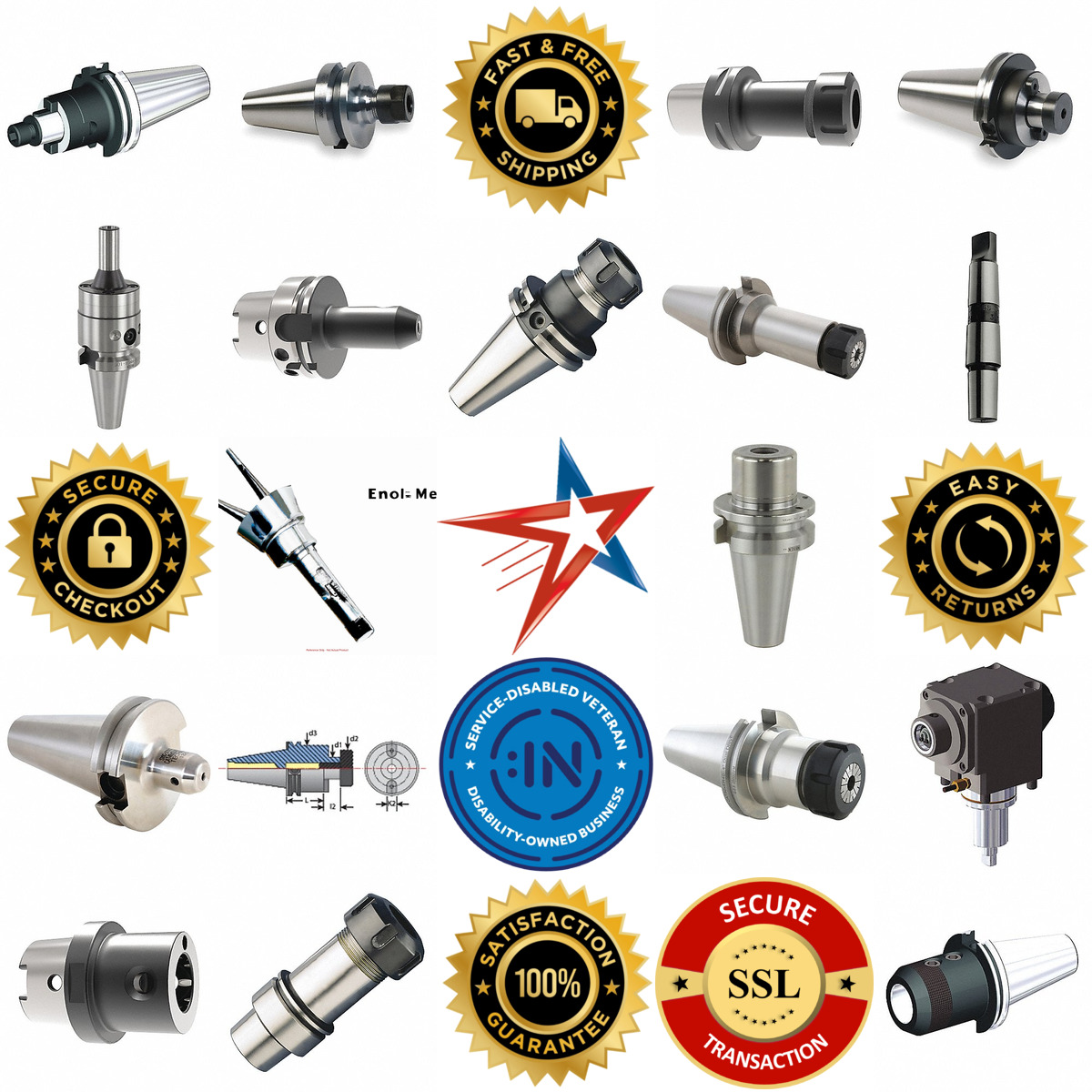 A selection of Toolholding and Tooling Systems   Rotary Toolholdi products on GoVets